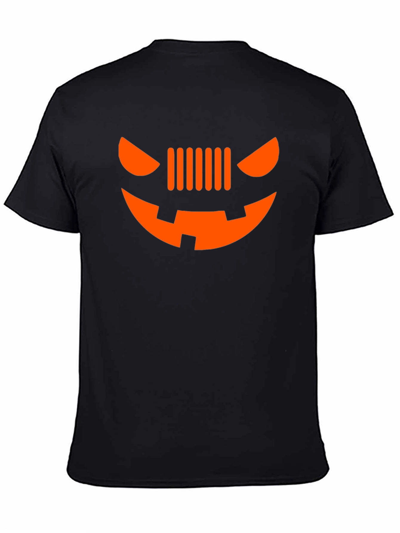 Halloween Jeep Grille Face Graphic T-Shirt