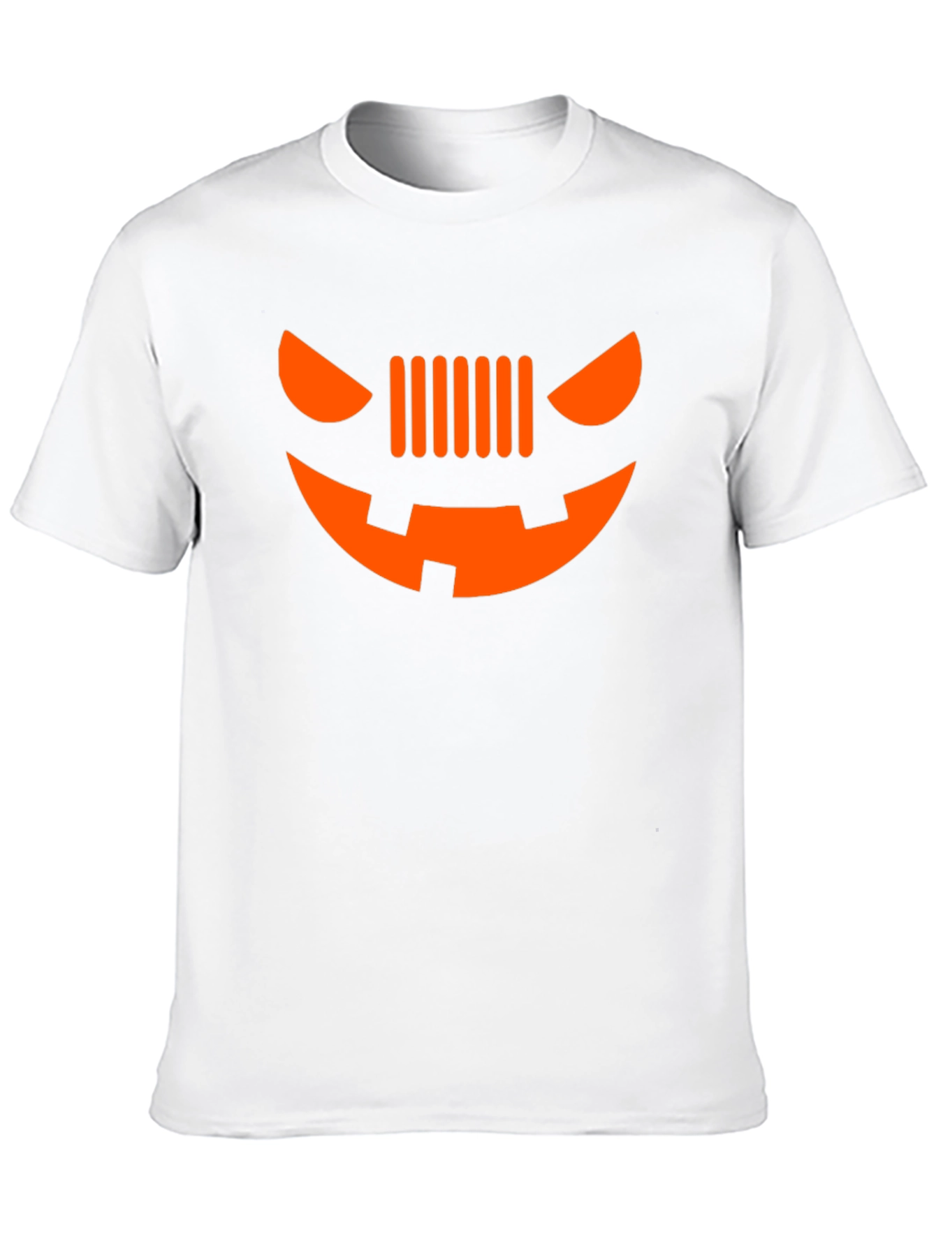 Halloween Jeep Grille Face Graphic T-Shirt