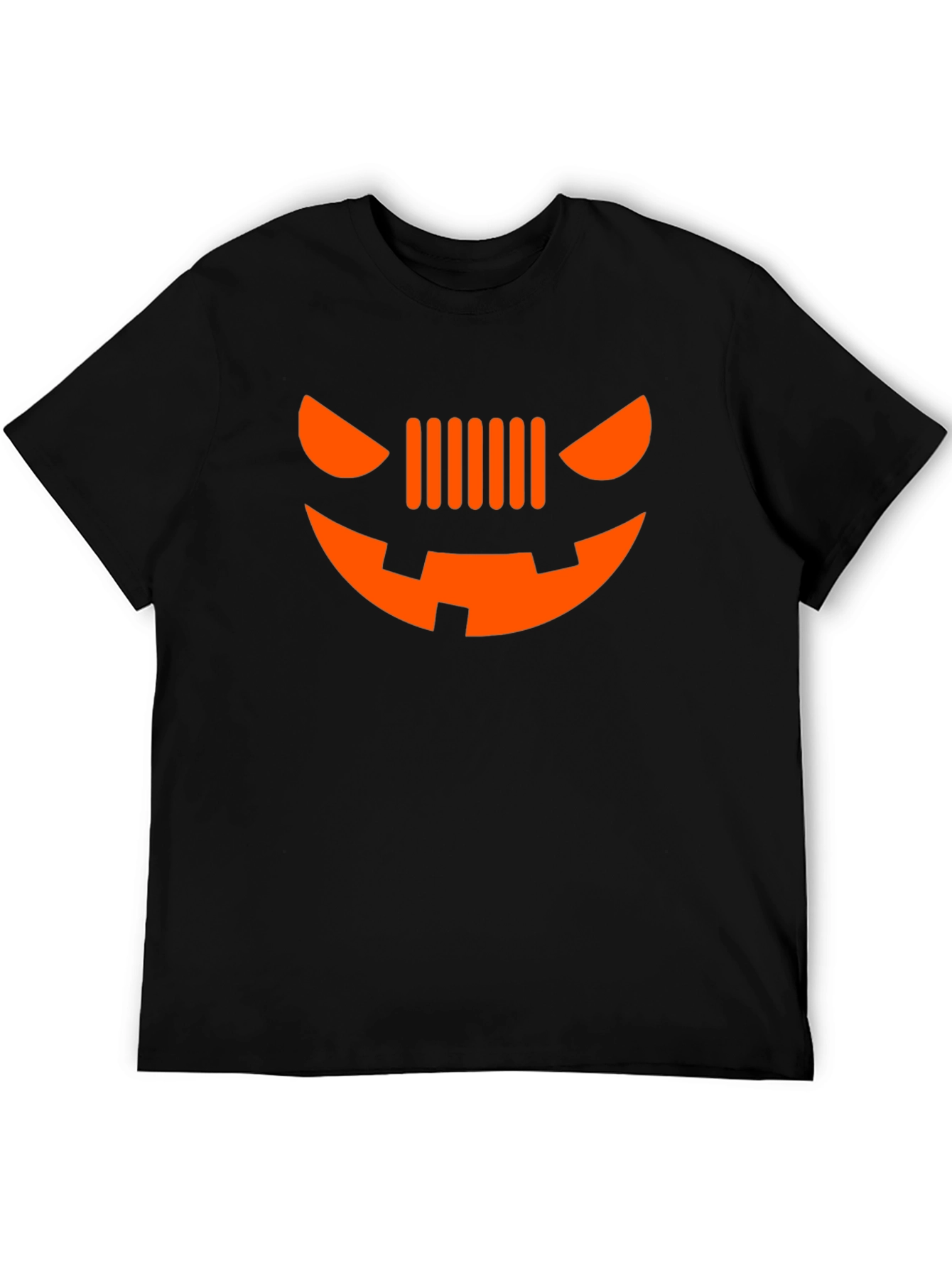 Halloween Jeep Grille Face Graphic T-Shirt