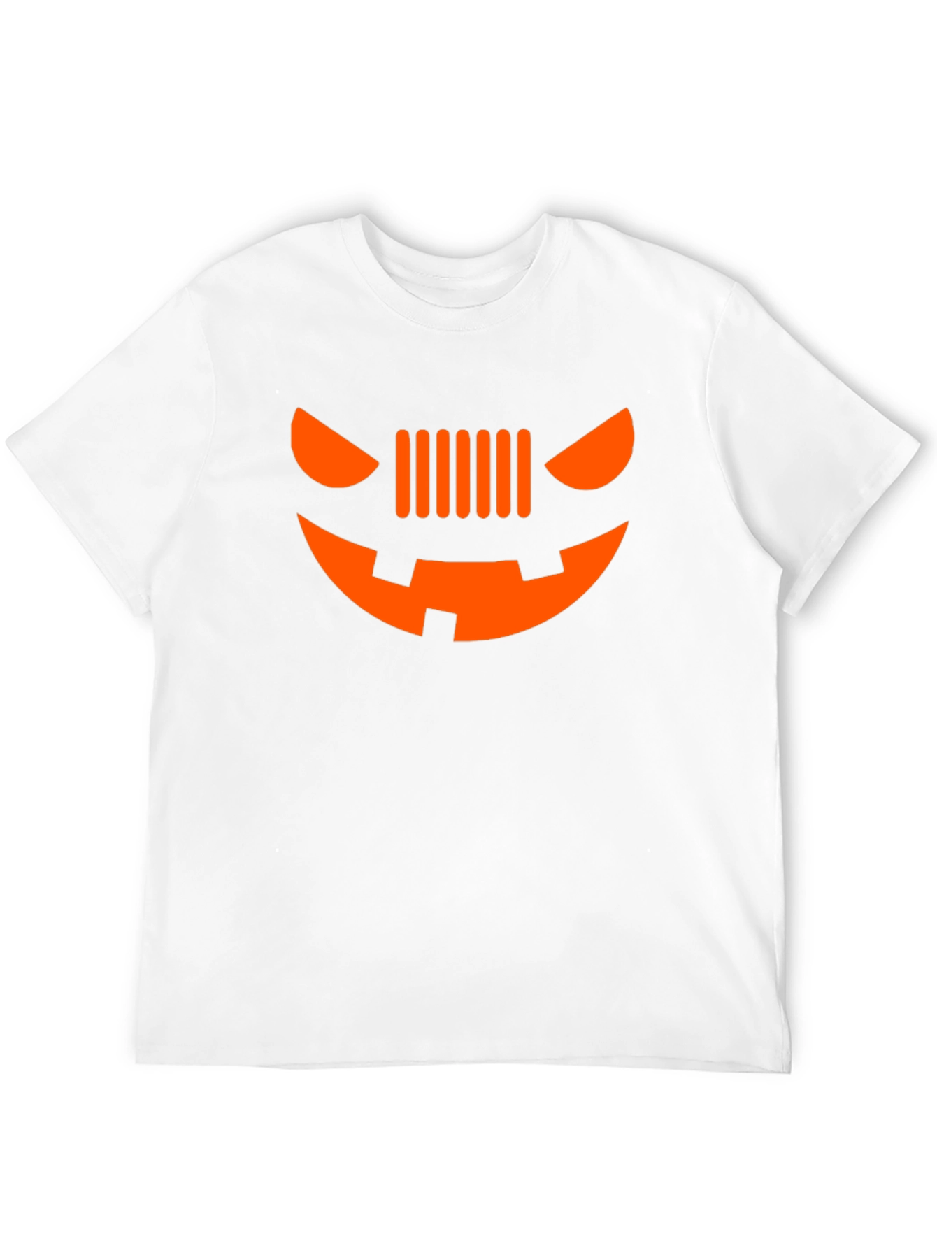 Halloween Jeep Grille Face Graphic T-Shirt