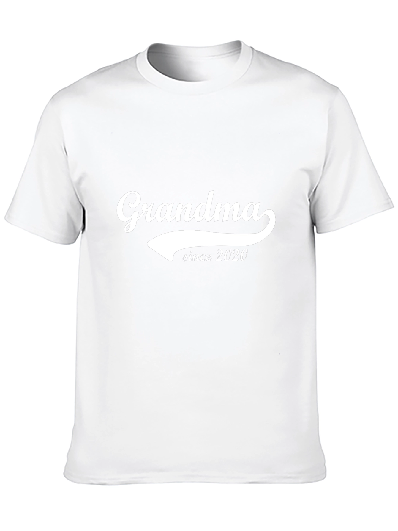 Grandma Since 2020 Black Graphic T-Shirt