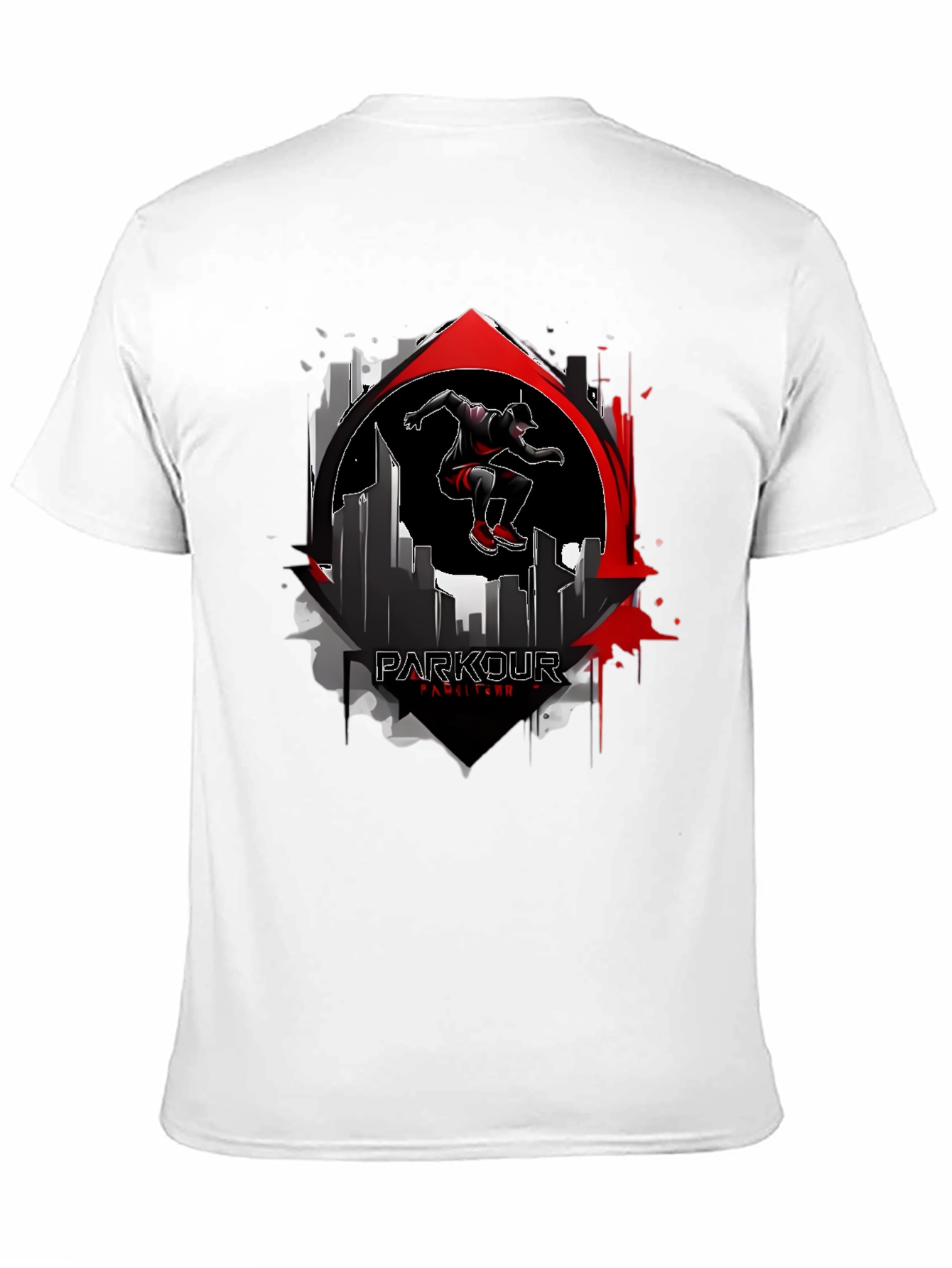 Parkour Cityscape Graphic T-Shirt