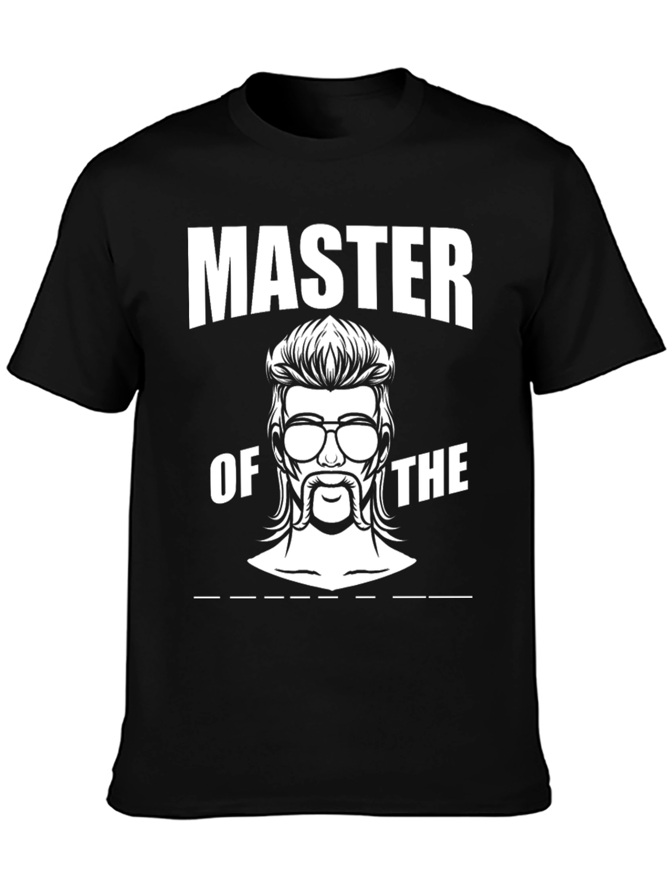 Master of The Mullet Graphic Tee - Black