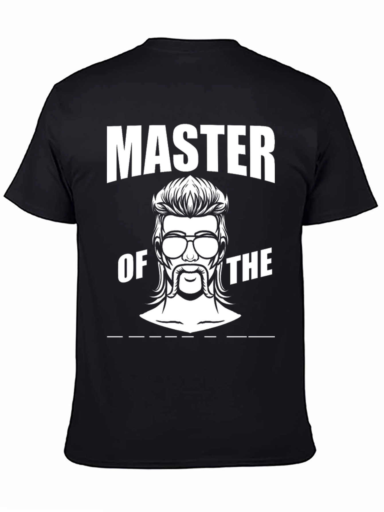 Master of The Mullet Graphic Tee - Black