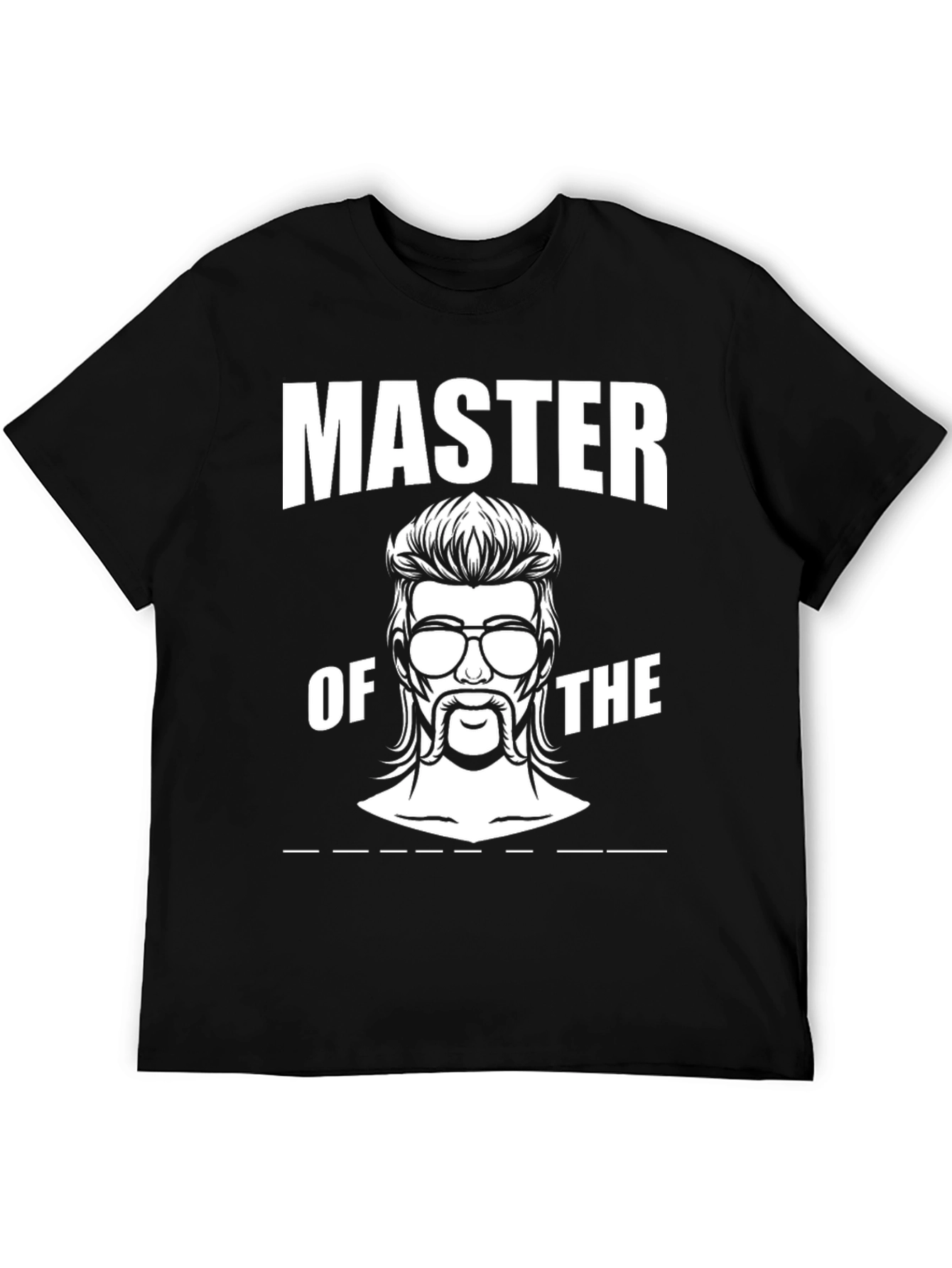 Master of The Mullet Graphic Tee - Black