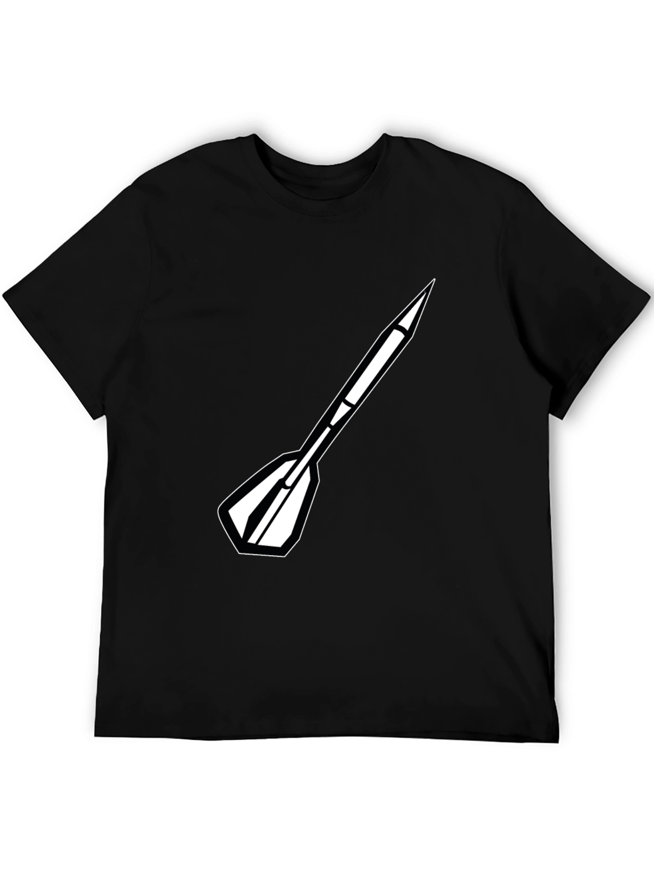 Dart Graphic Tee - Cool Black Shirt