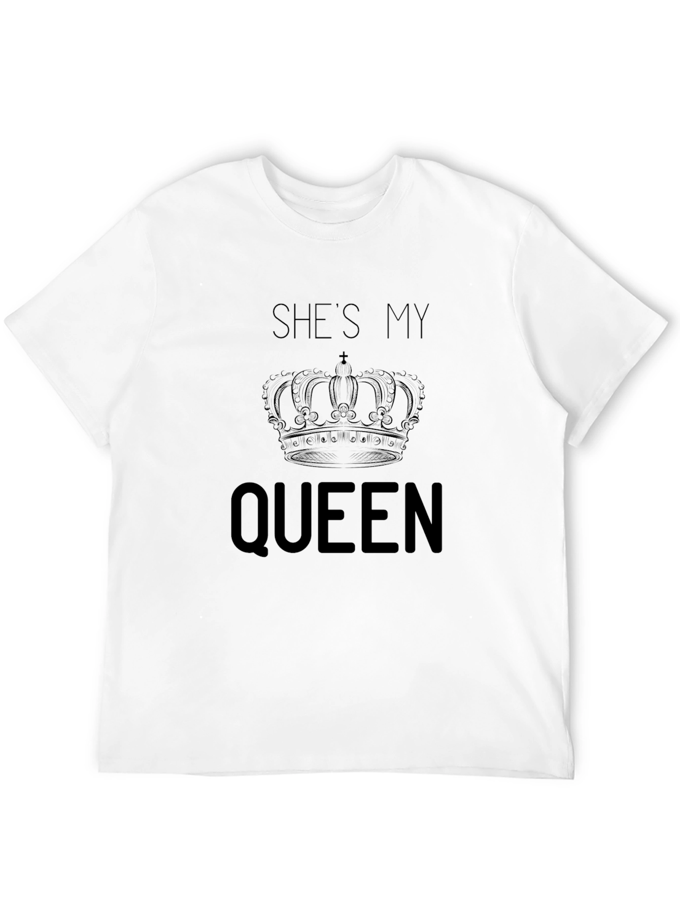Shes My Queen Crown Graphic T-Shirt