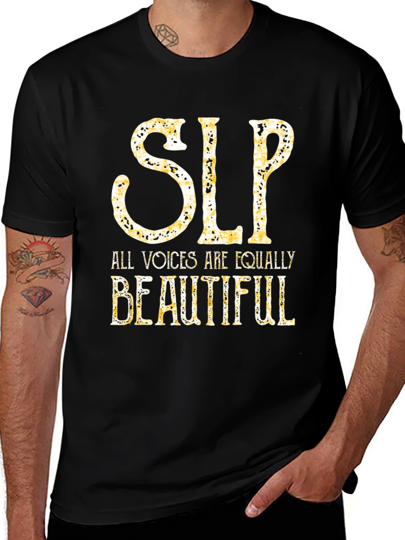 SLP All Voices Are Equally Beautiful Black T-Shirt