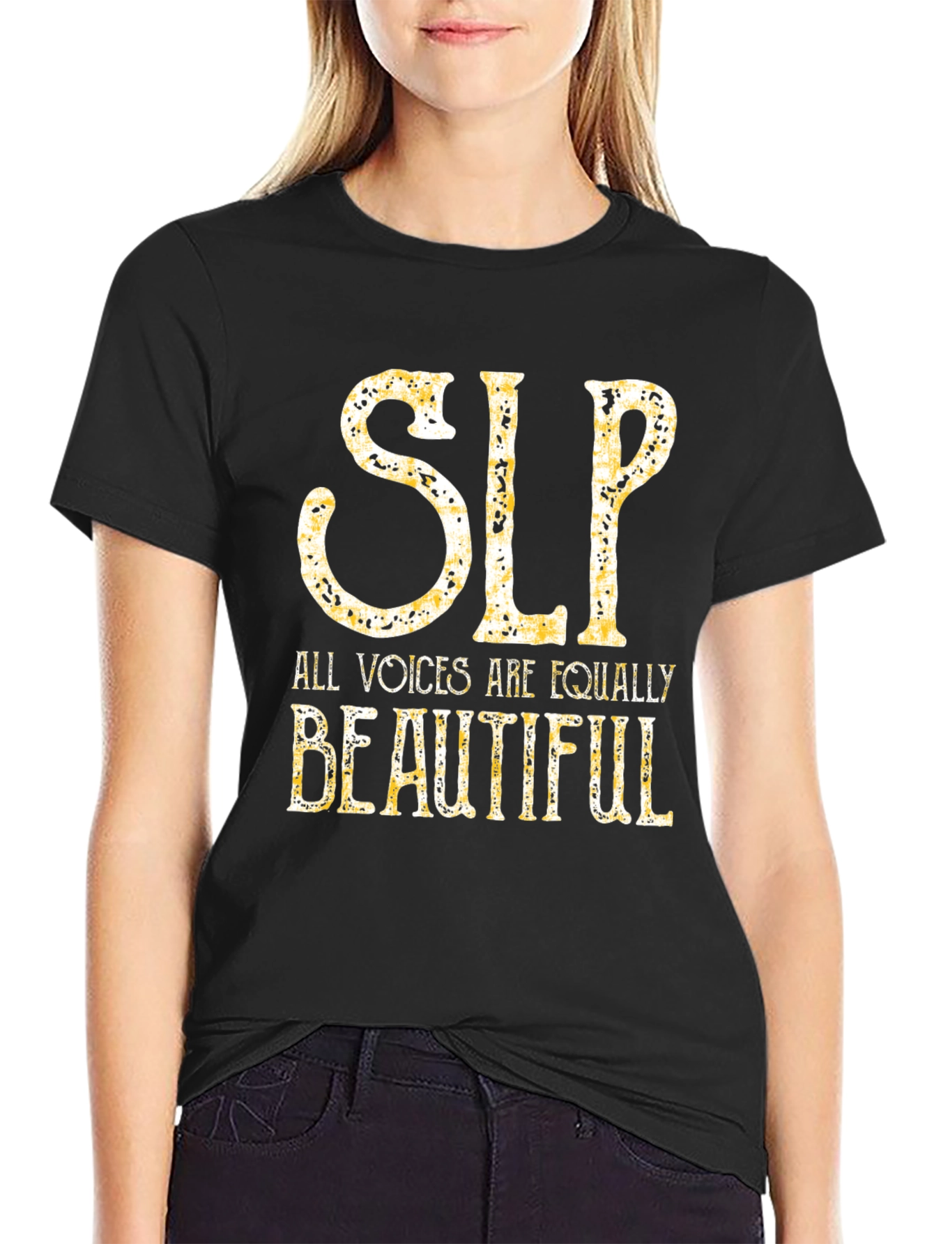 SLP All Voices Are Equally Beautiful Black T-Shirt