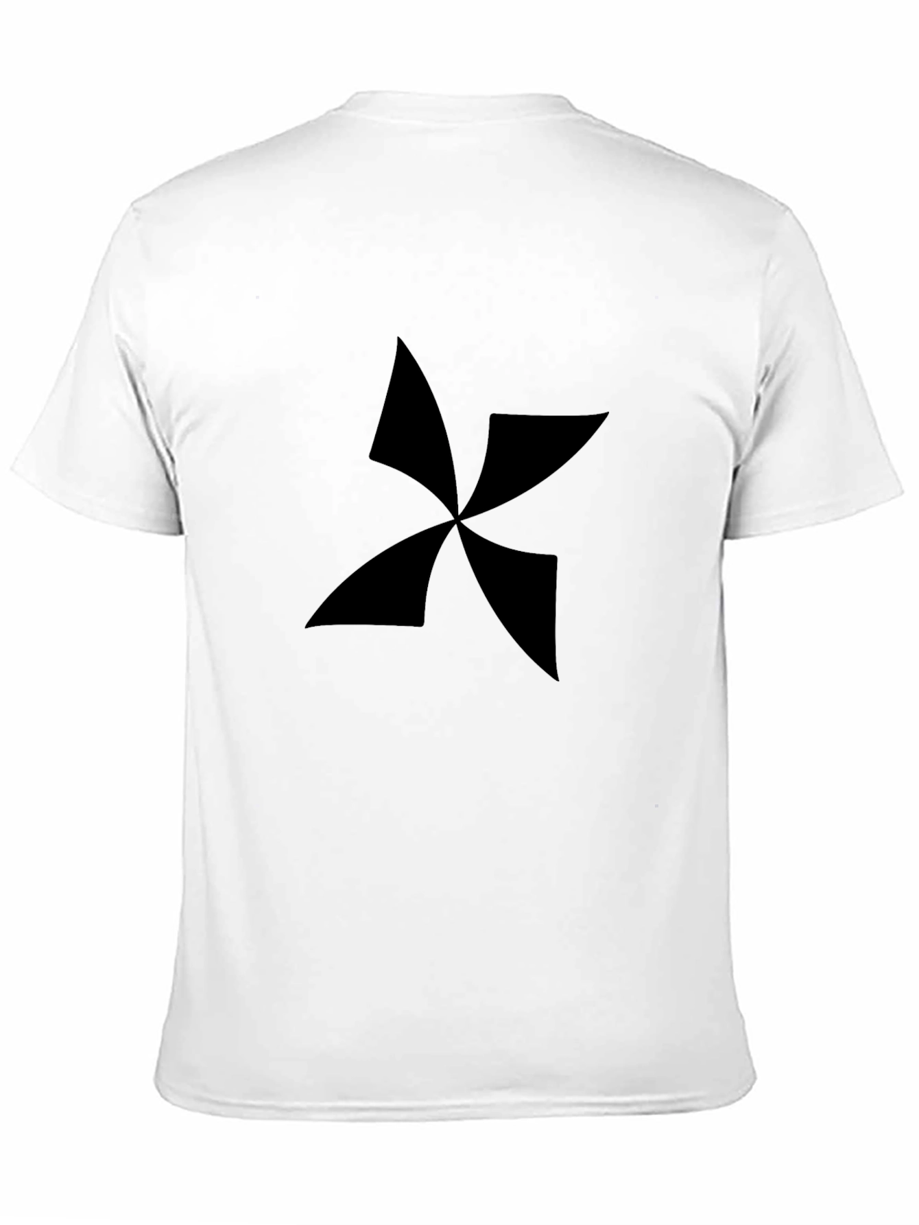 Abstract Graphic Black T-Shirt