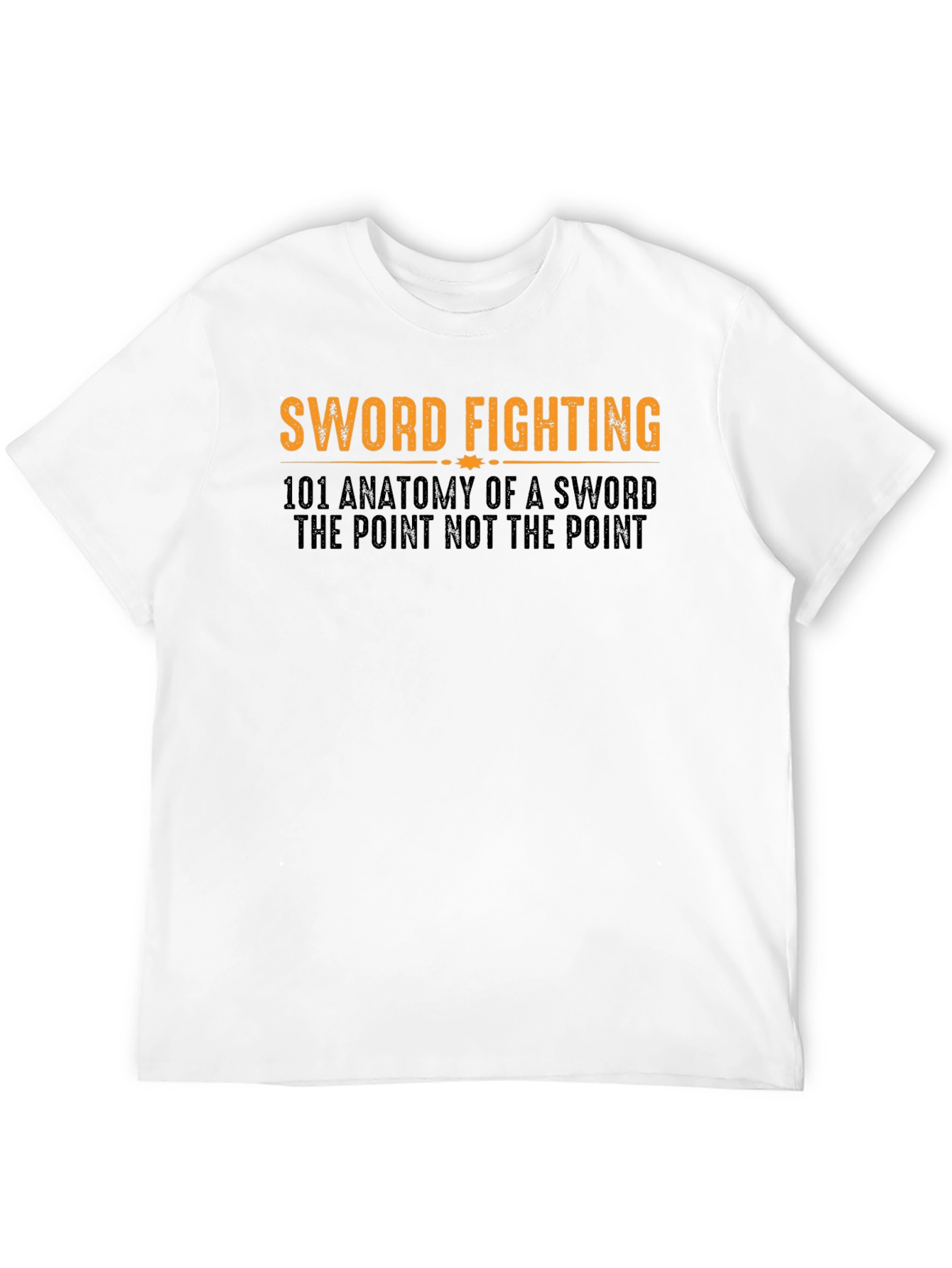 Sword Fighting Anatomy Black T-Shirt