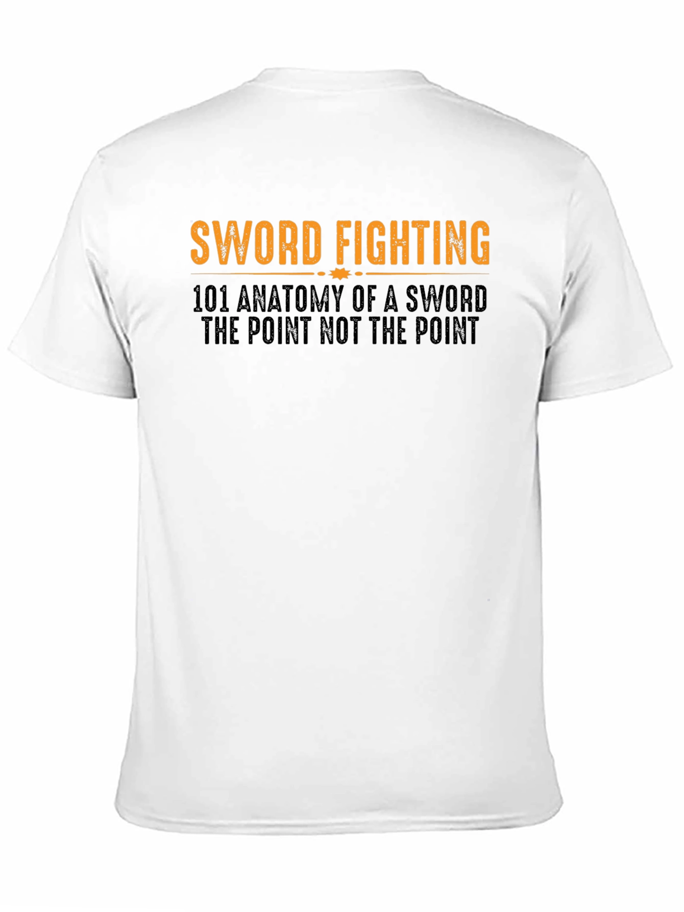 Sword Fighting Anatomy Black T-Shirt