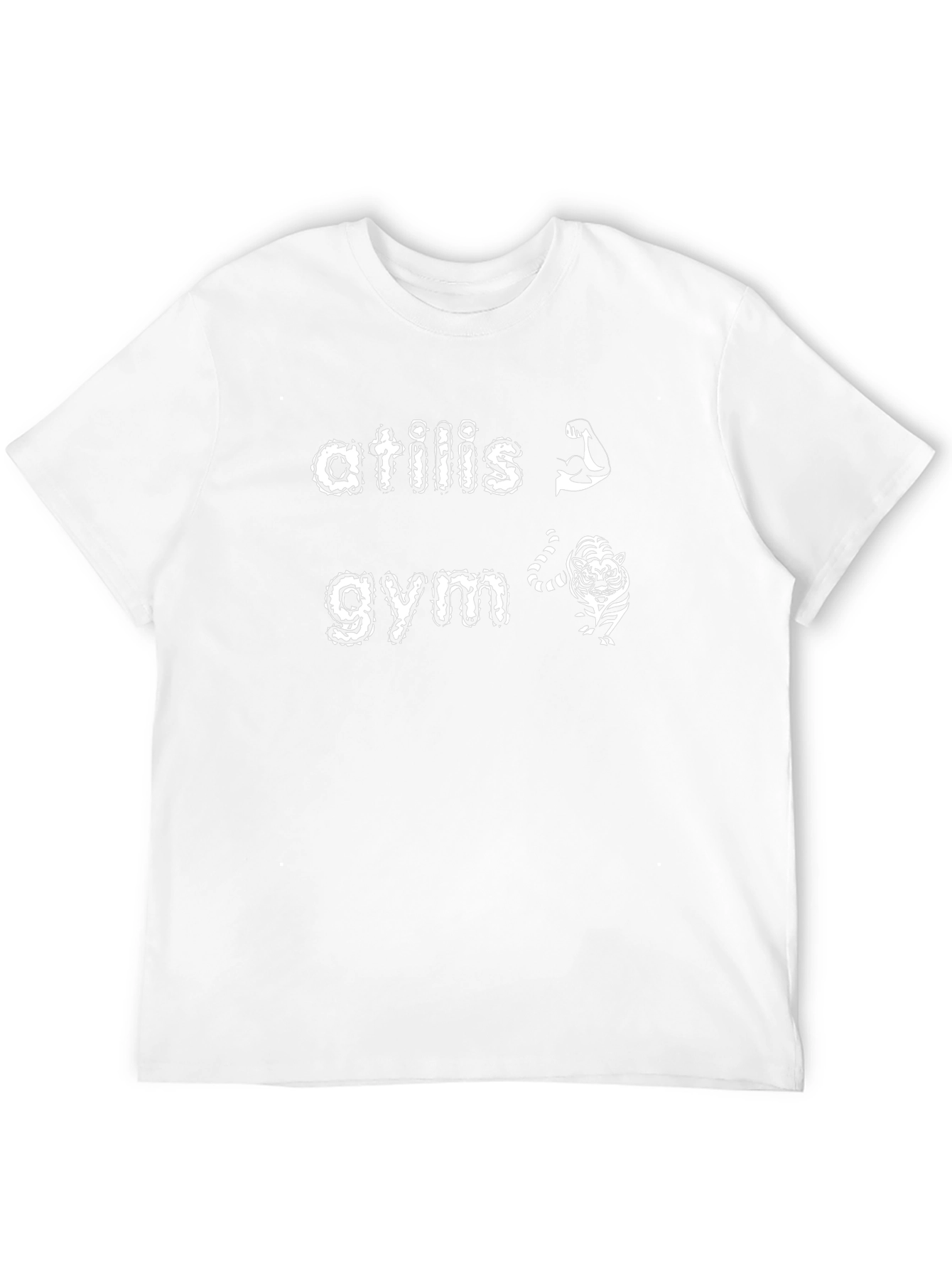 Atilis Gym Graphic Black T-Shirt