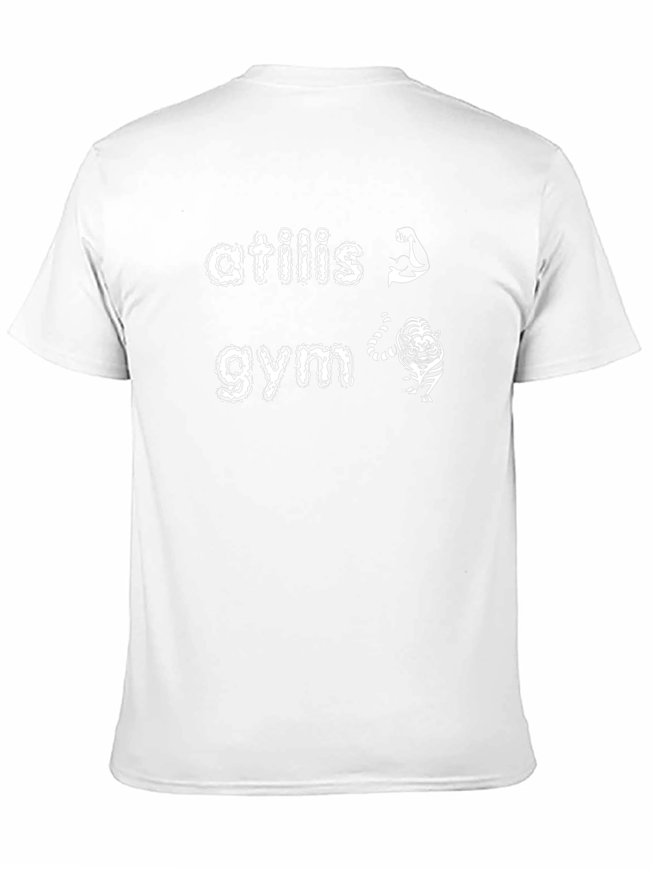 Atilis Gym Graphic Black T-Shirt