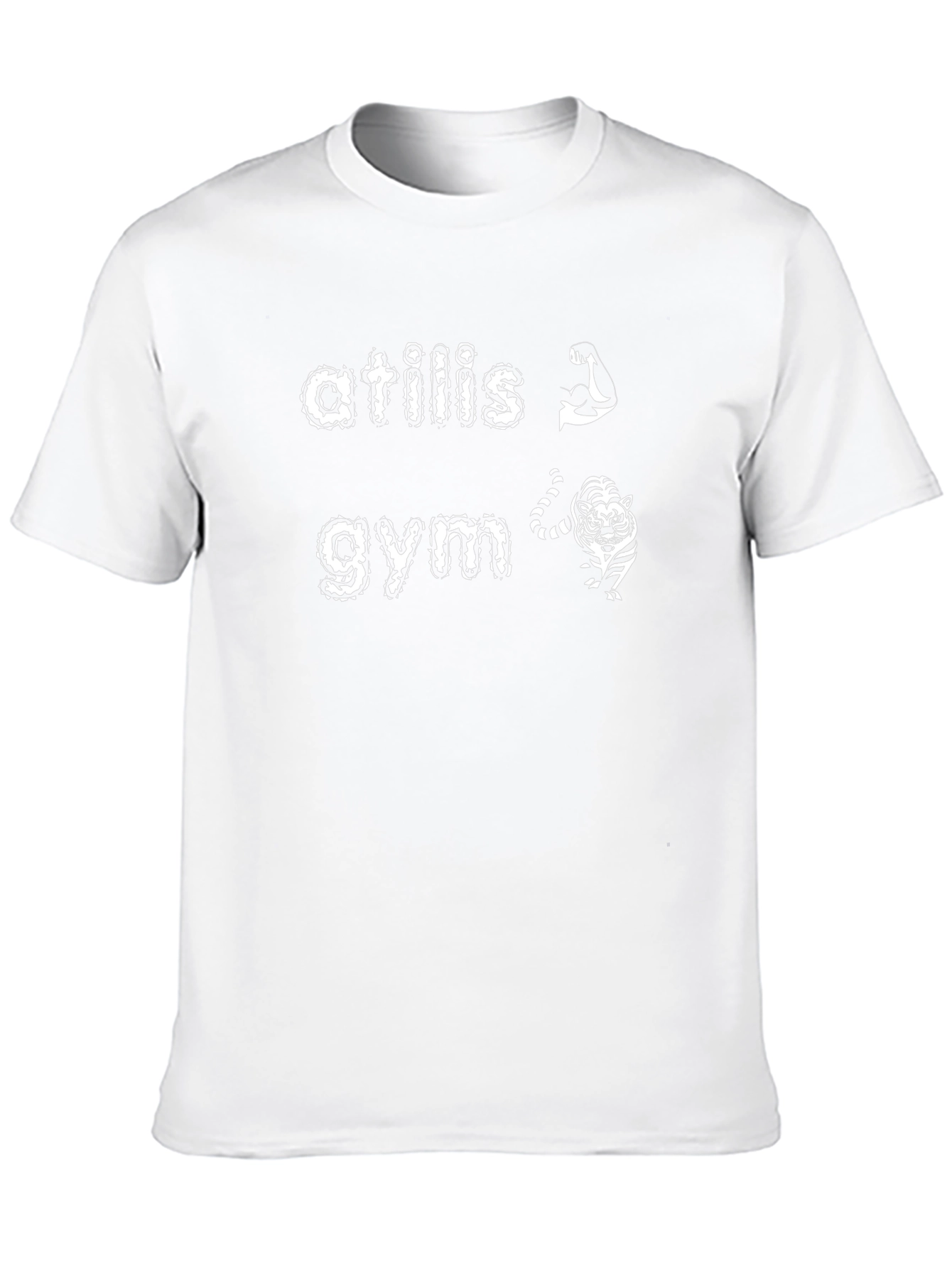 Atilis Gym Graphic Black T-Shirt