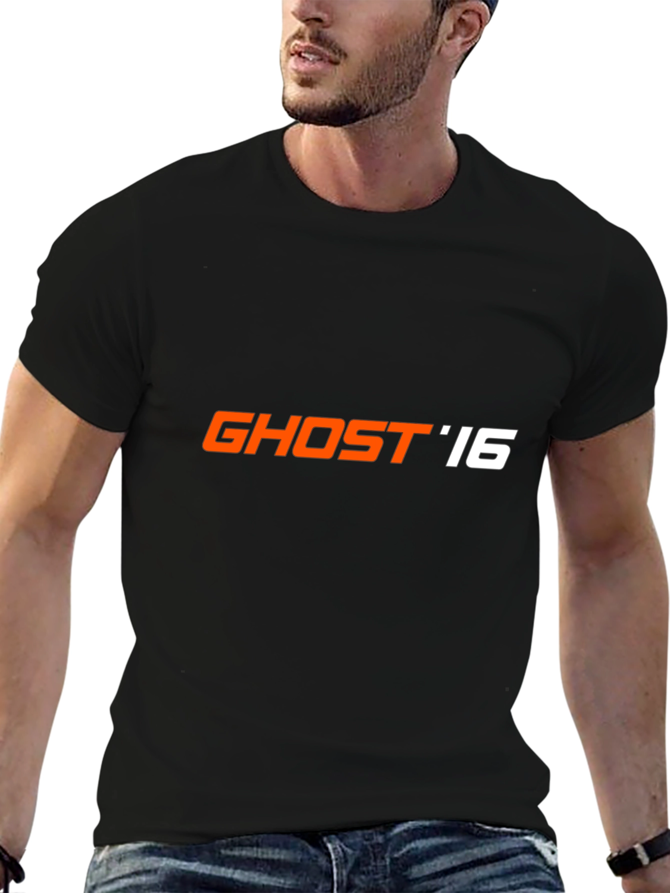 Ghost 16 Graphic Tee - Soft Cotton Blend