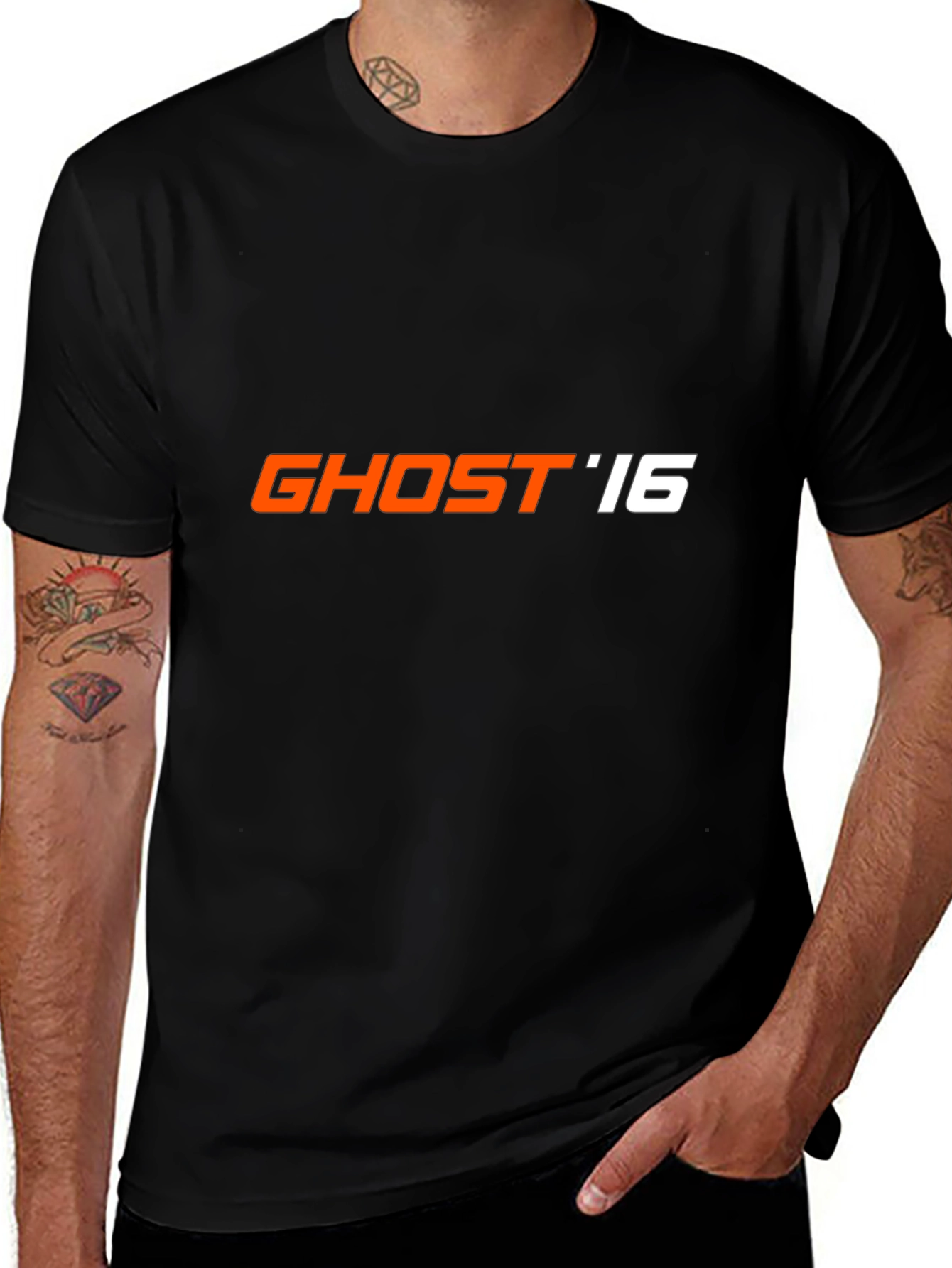 Ghost 16 Graphic Tee - Soft Cotton Blend