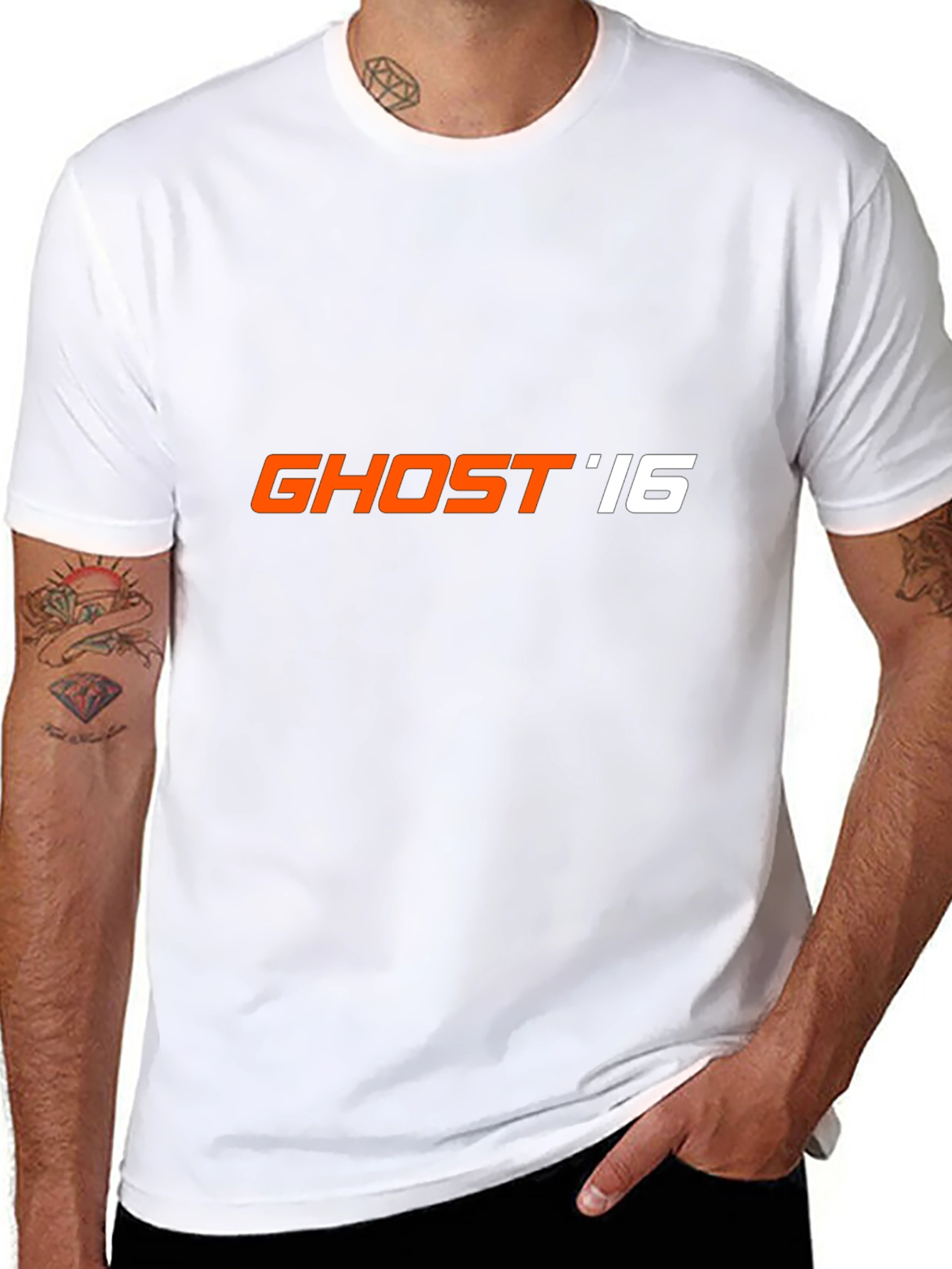Ghost 16 Graphic Tee - Soft Cotton Blend