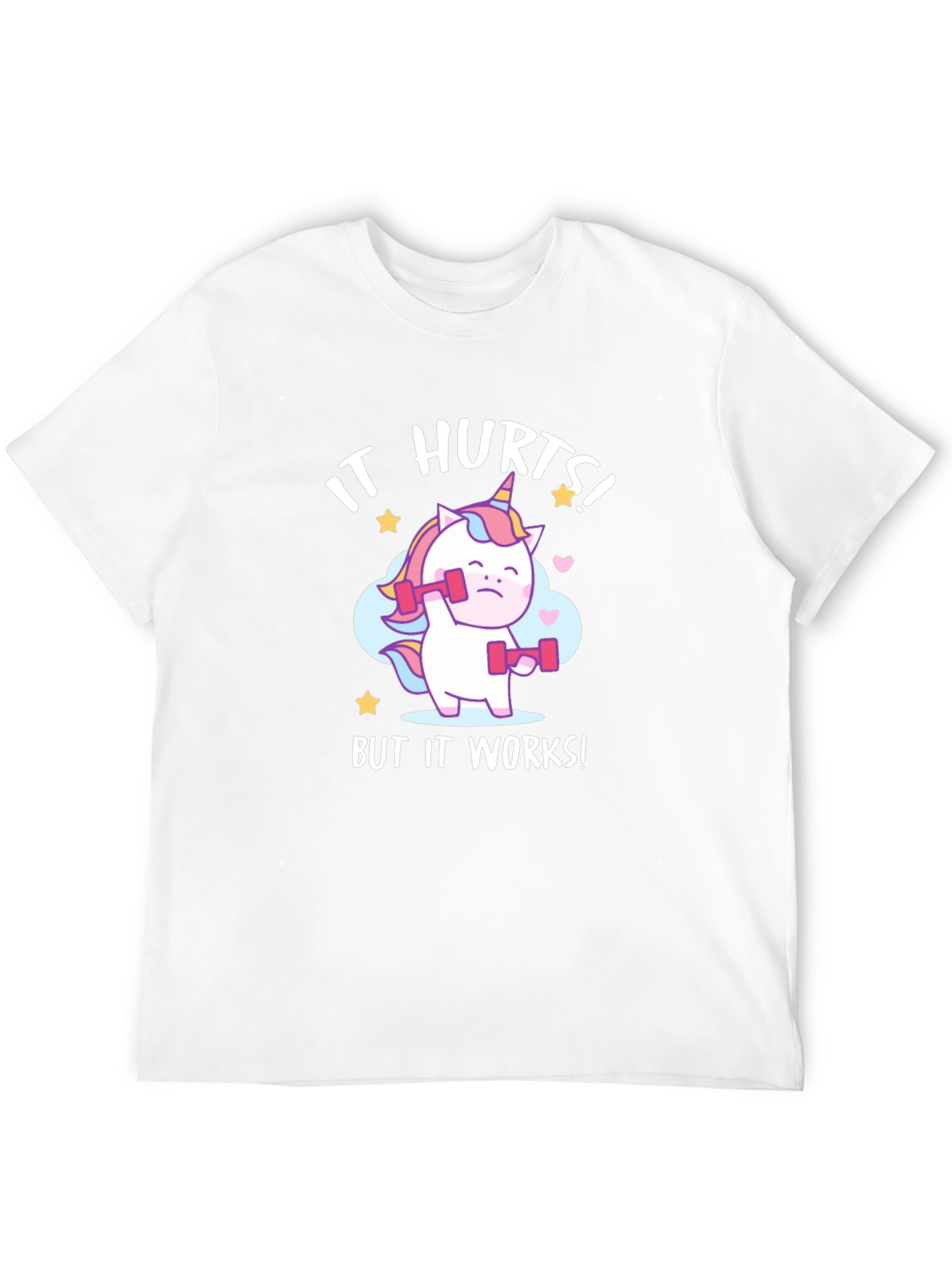 Unicorn Workout Graphic T-Shirt