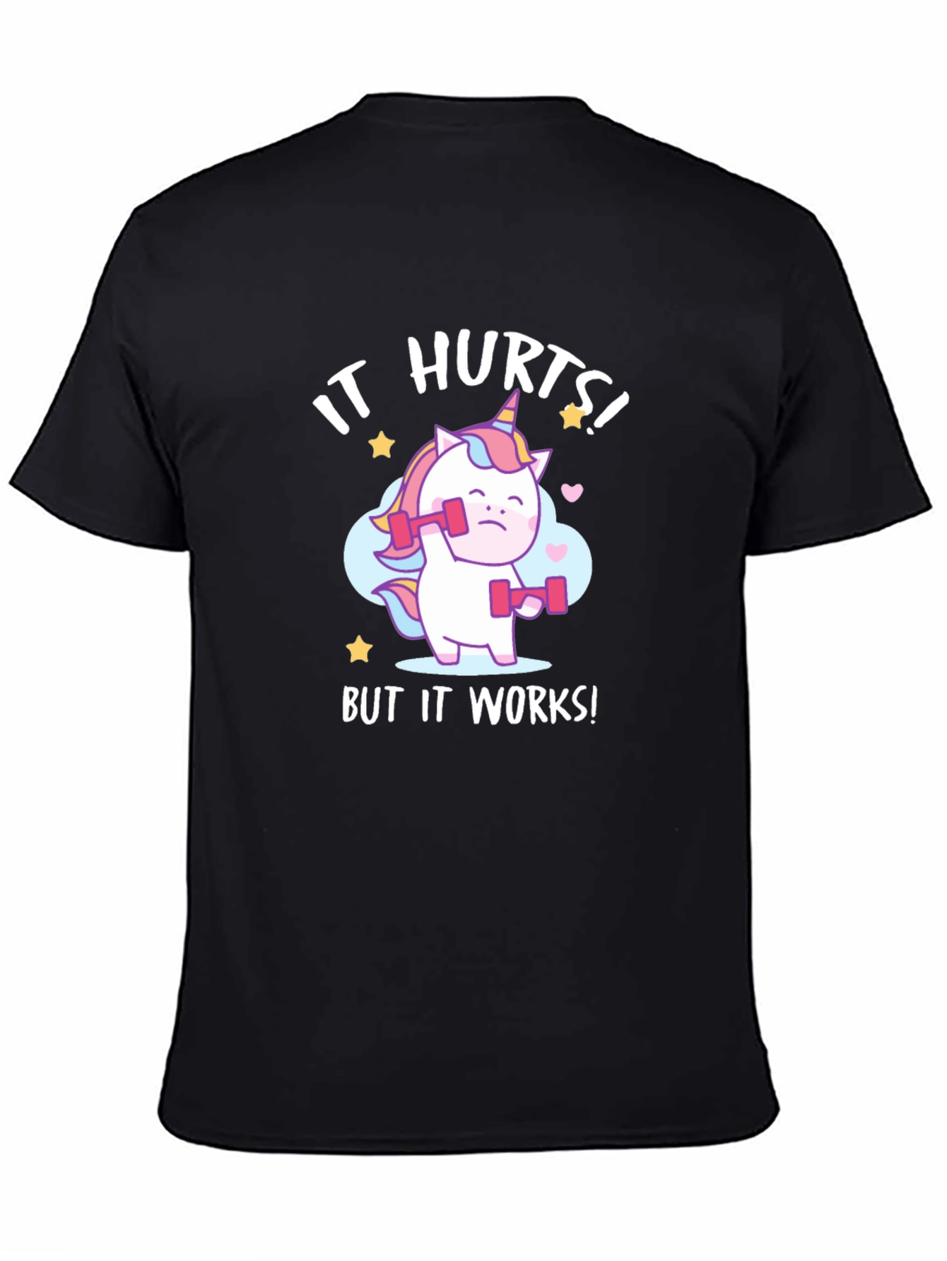 Unicorn Workout Graphic T-Shirt