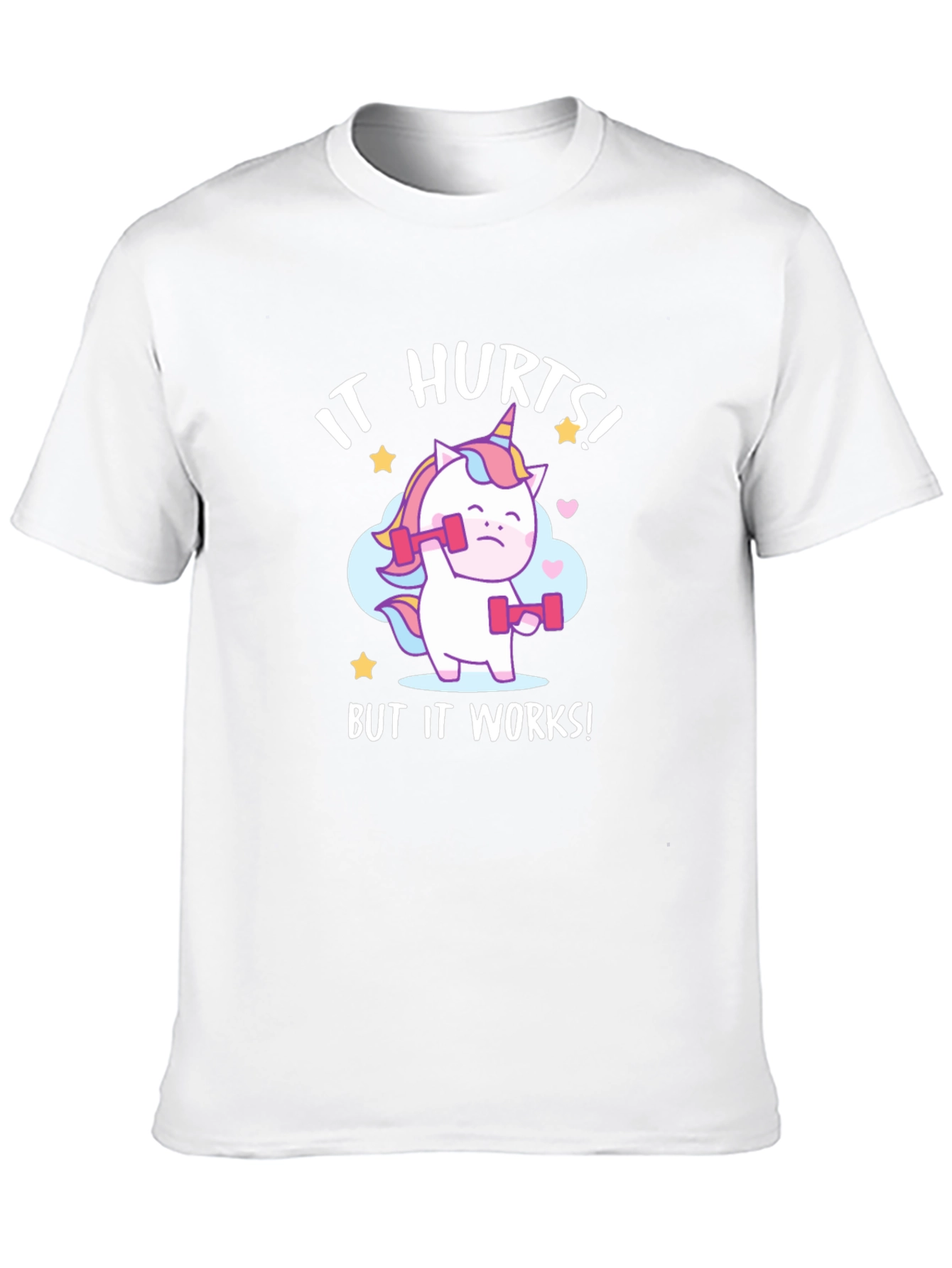 Unicorn Workout Graphic T-Shirt