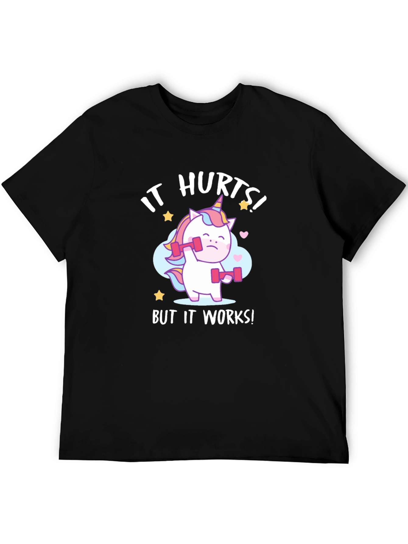 Unicorn Workout Graphic T-Shirt