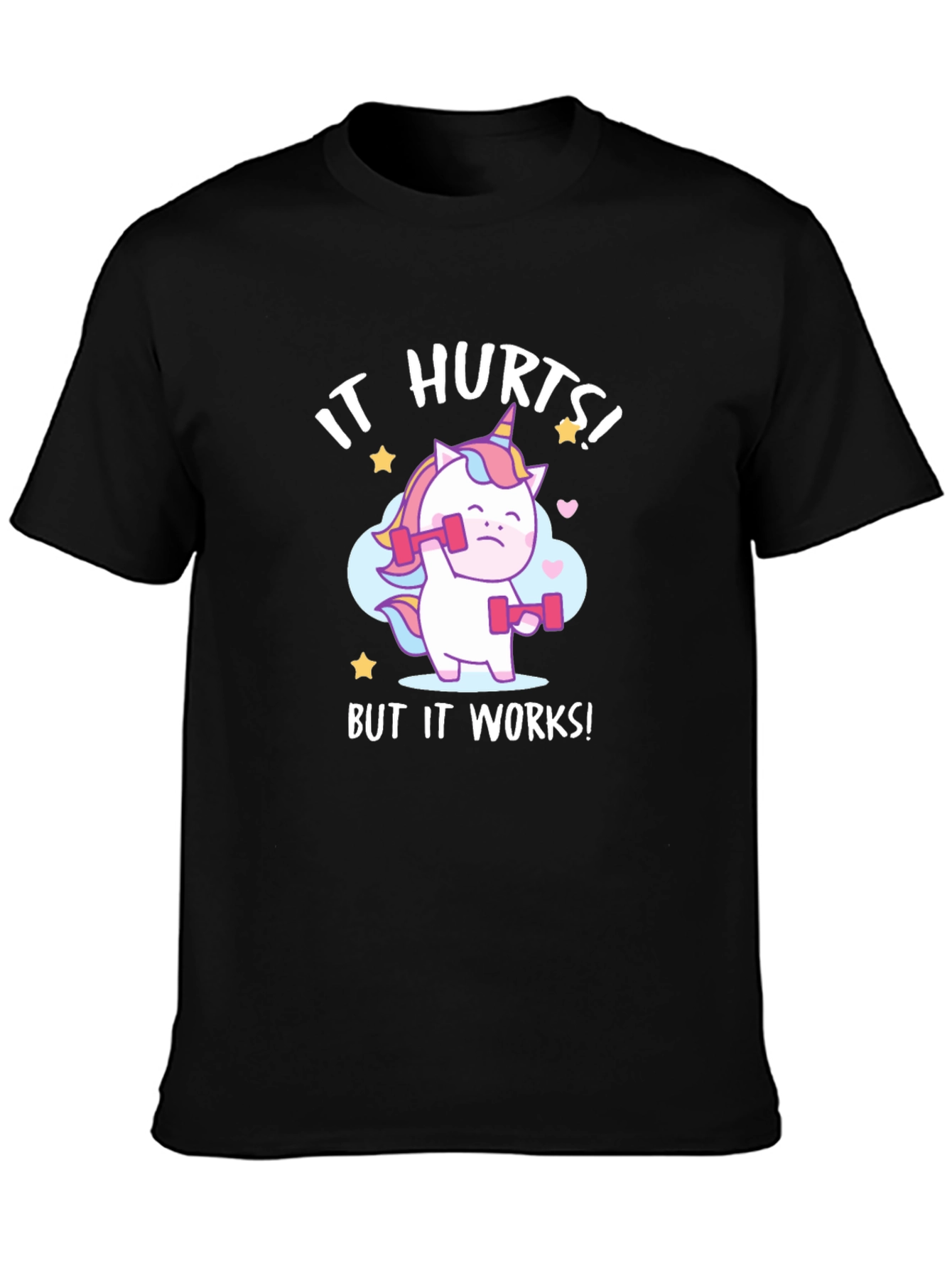 Unicorn Workout Graphic T-Shirt