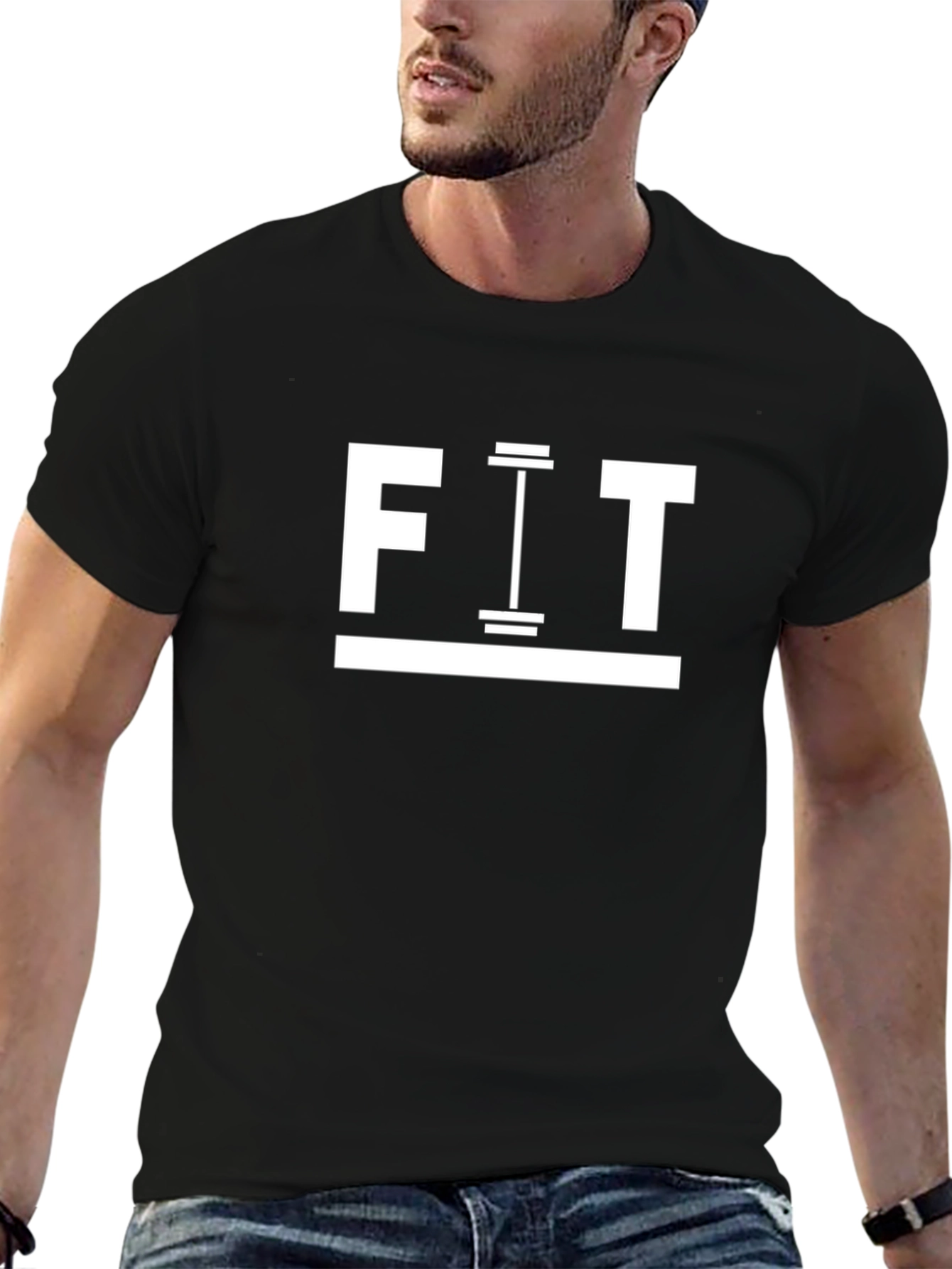 FIT Graphic Tee - Workout Motivation Shirt