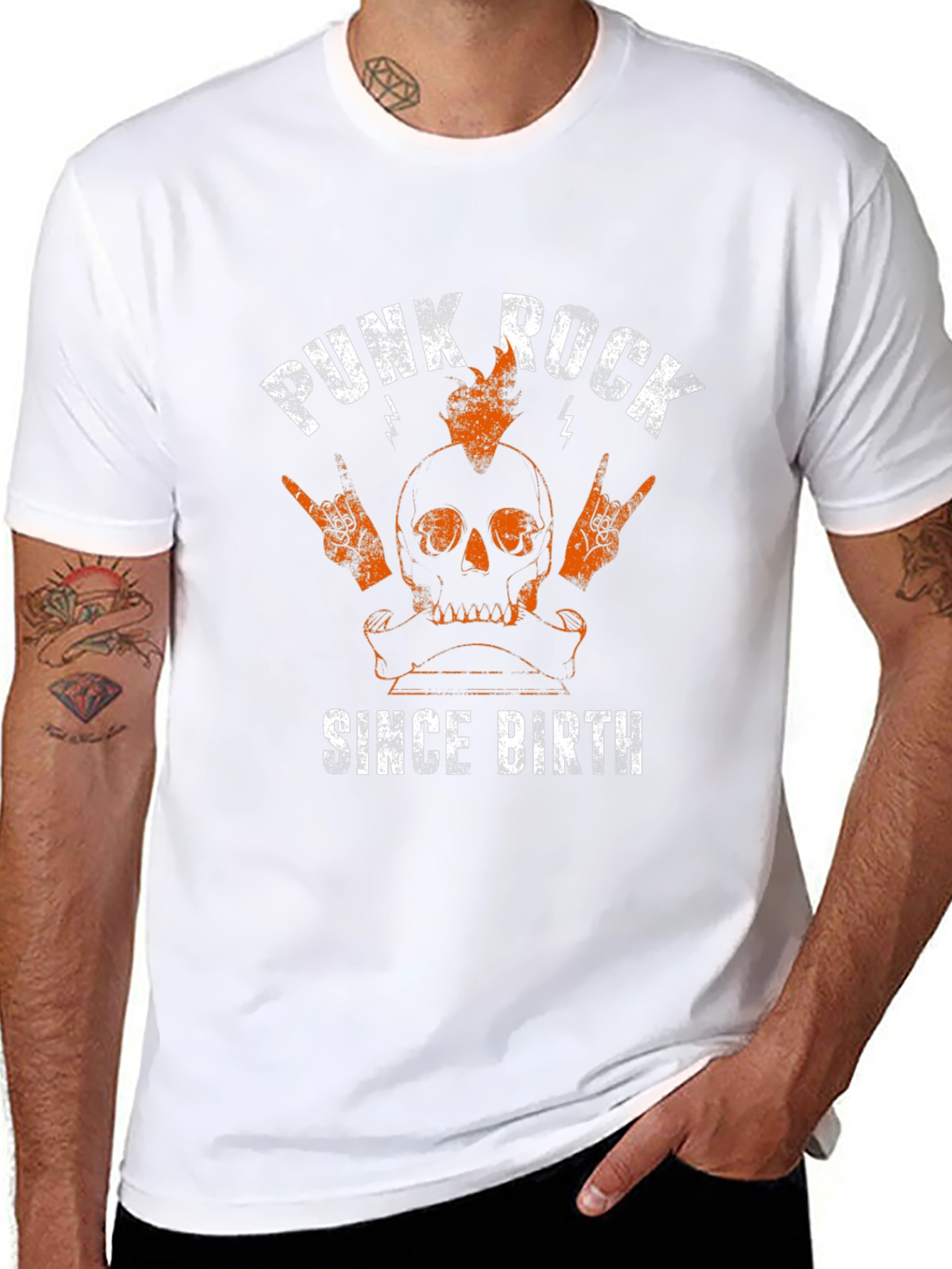 Punk Rock Since Birth Graphic T-Shirt