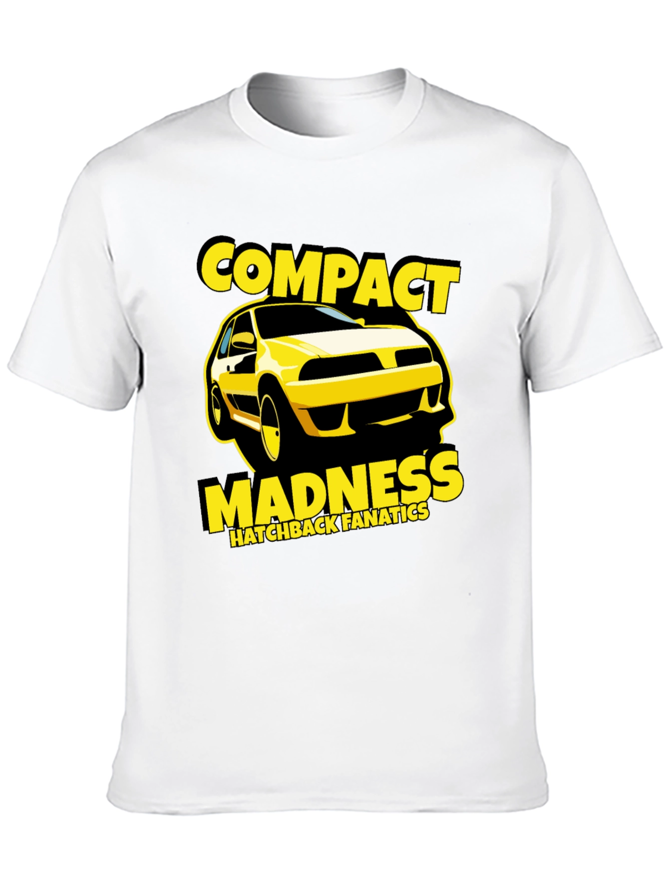 Compact Madness T-Shirt - Hatchback Fanatics Tee