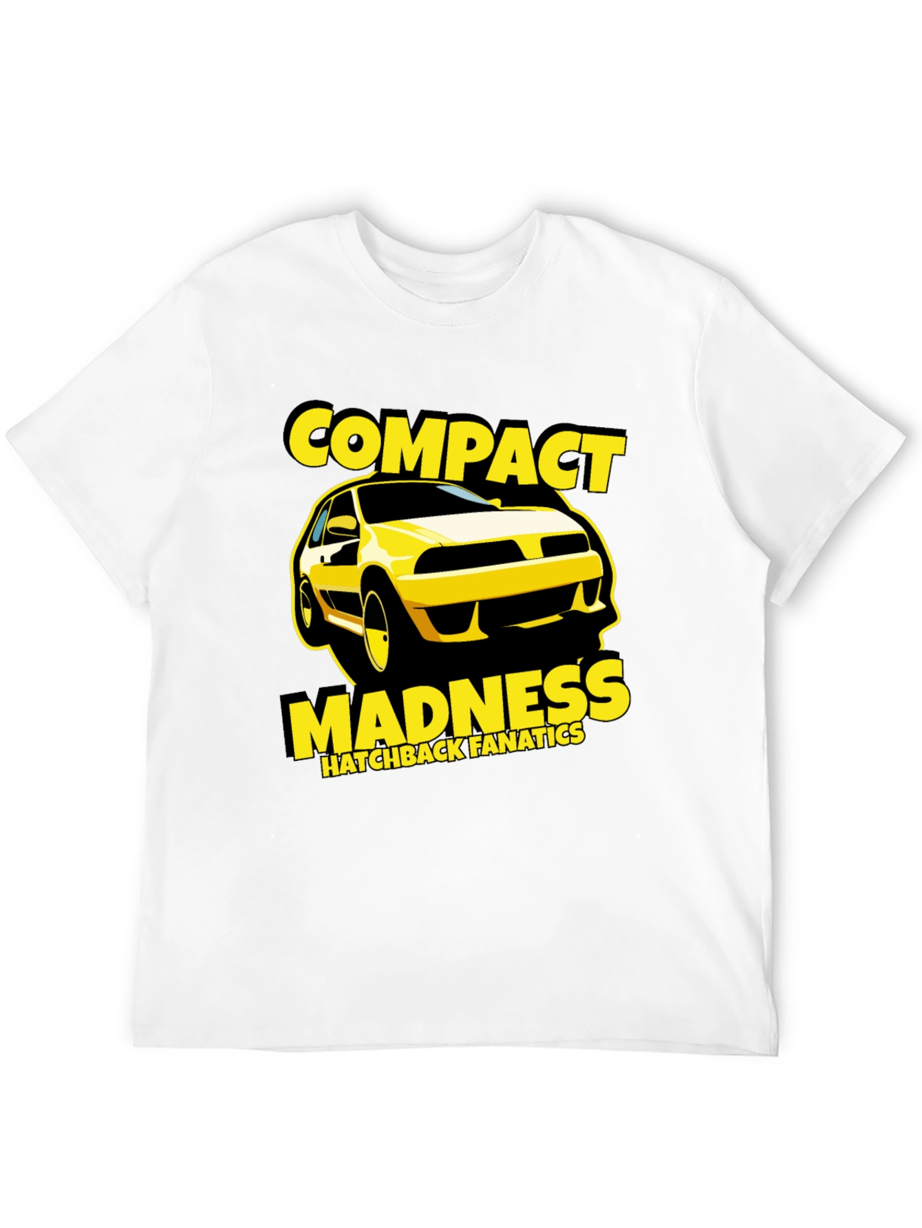 Compact Madness T-Shirt - Hatchback Fanatics Tee