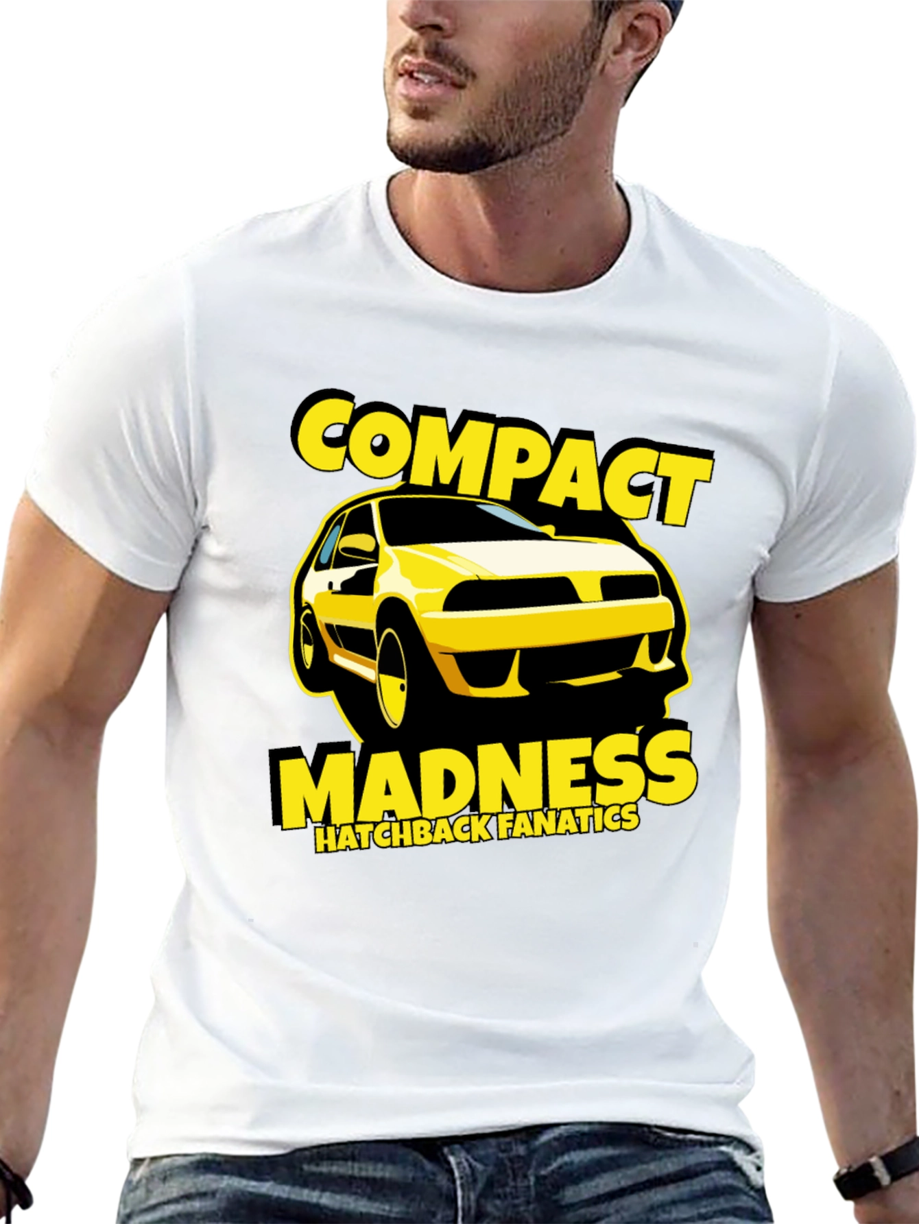 Compact Madness T-Shirt - Hatchback Fanatics Tee