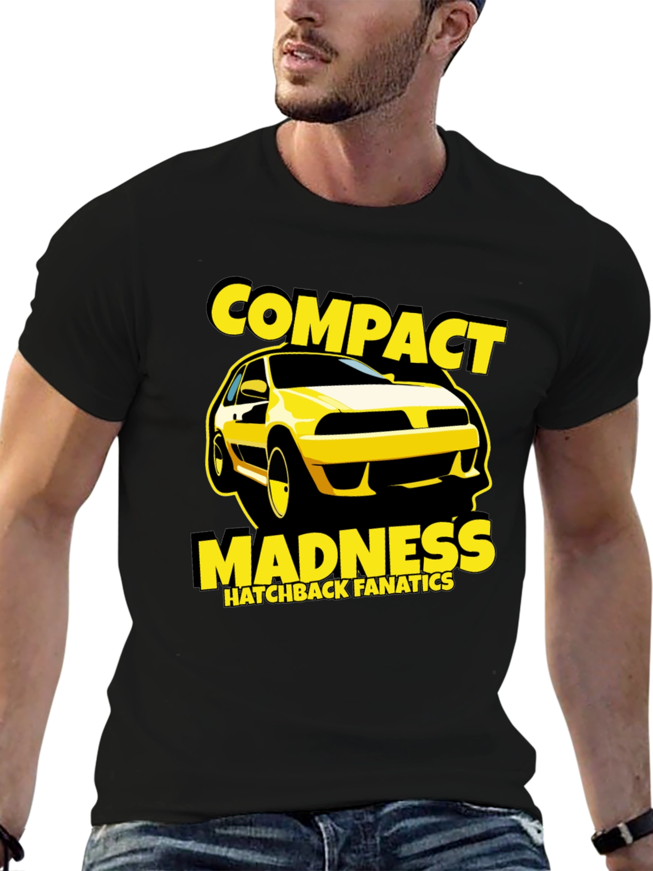 Compact Madness T-Shirt - Hatchback Fanatics Tee