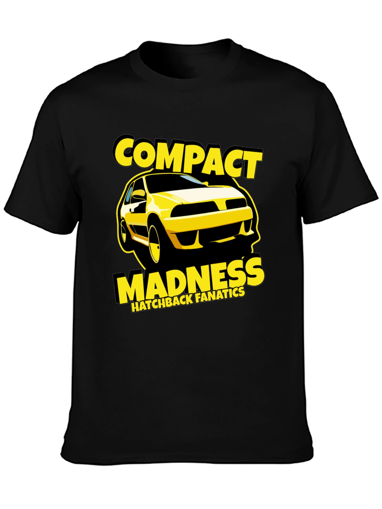 Compact Madness T-Shirt - Hatchback Fanatics Tee
