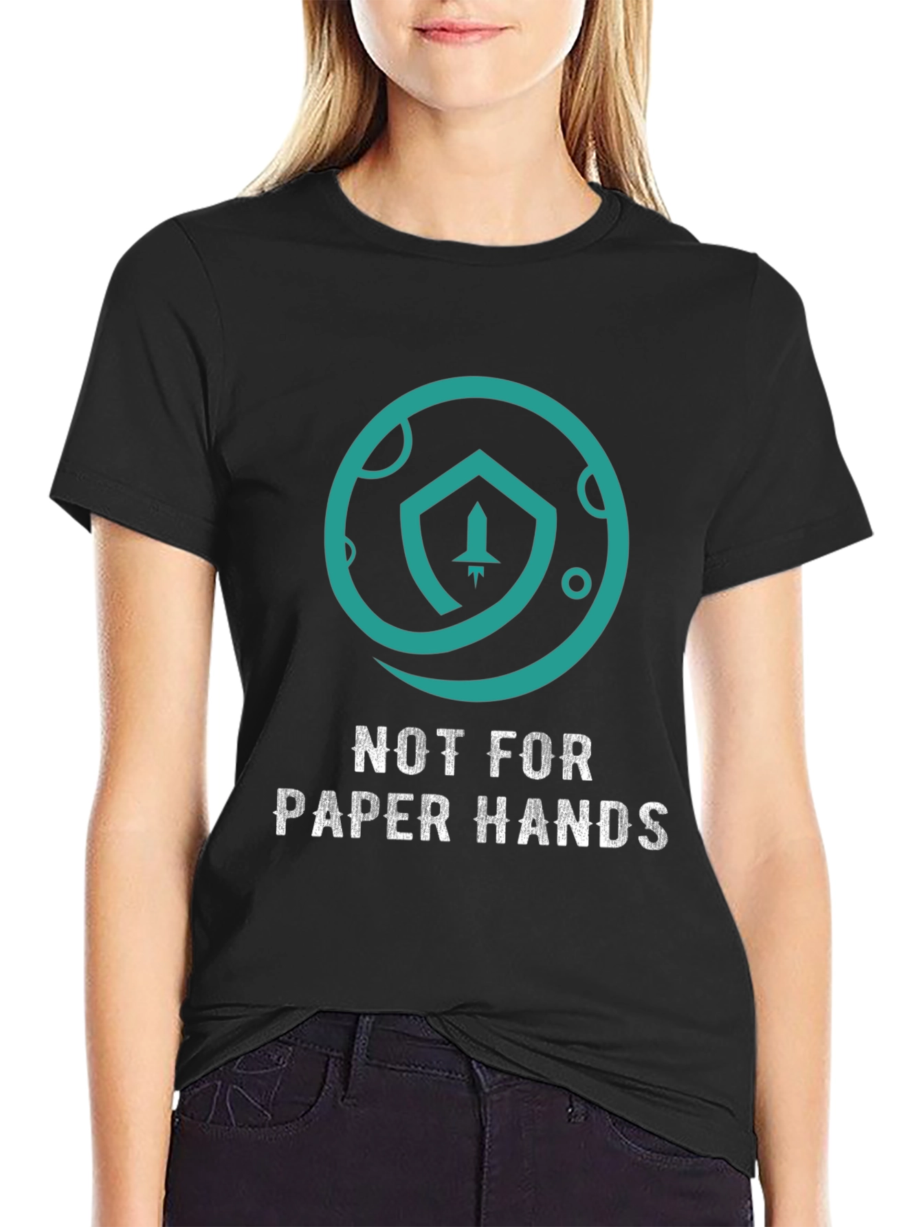 Not For Paper Hands Black T-Shirt