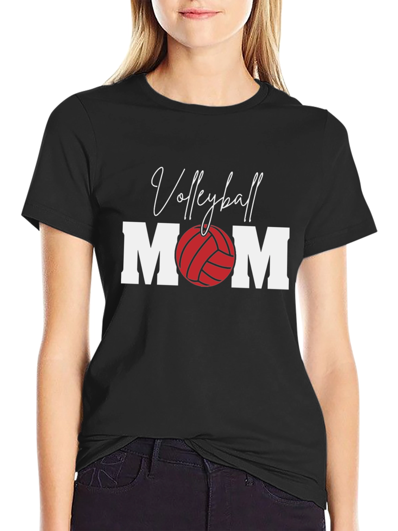 Volleyball Mom T-Shirt - Sports Apparel