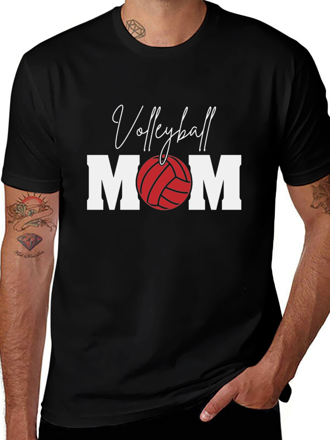 Volleyball Mom T-Shirt - Sports Apparel