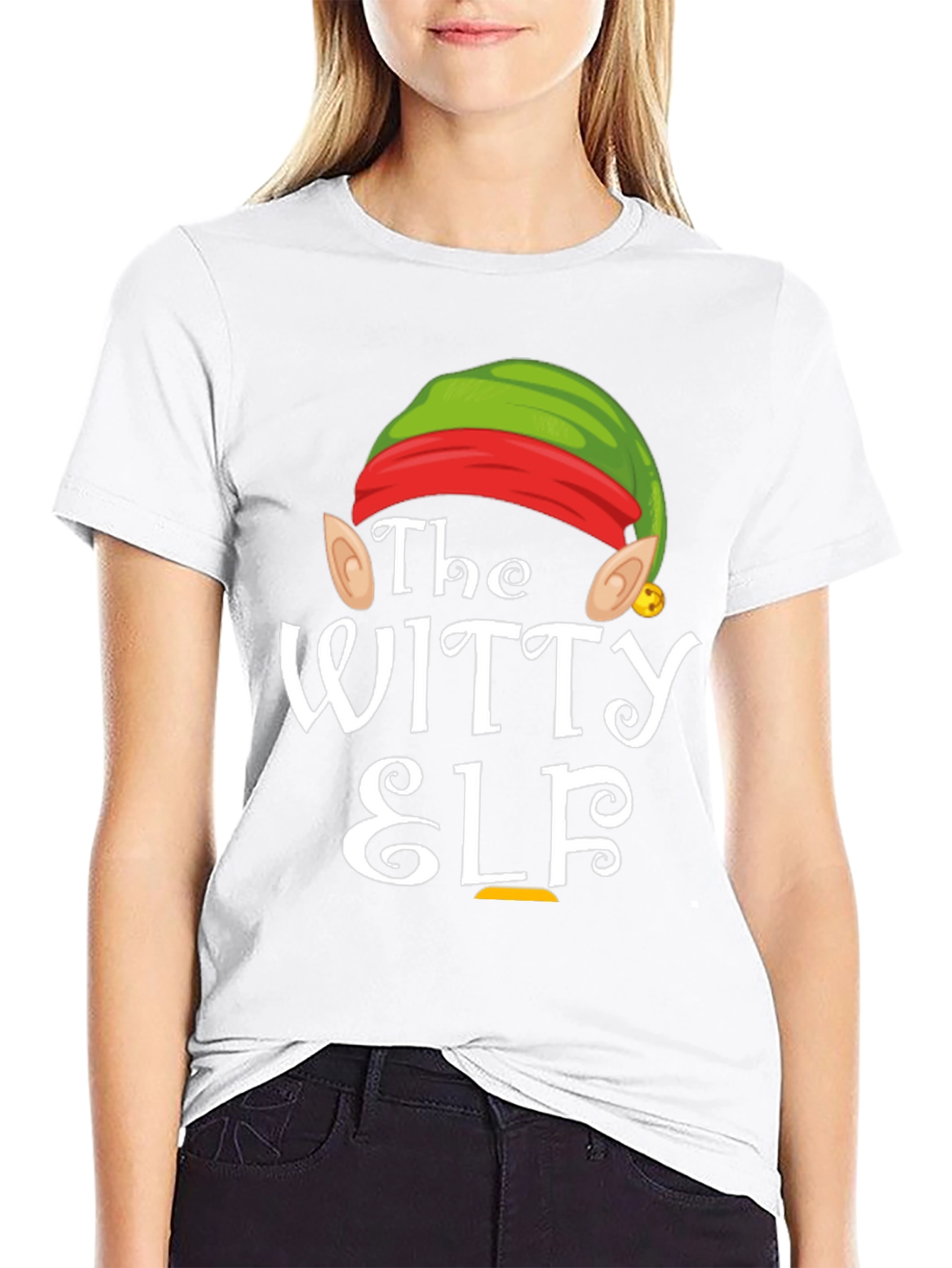 The Witty Elf Graphic Tee - Christmas Holiday T-Shirt