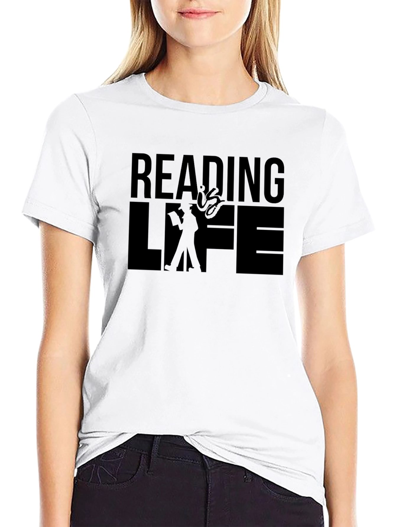 Reading Life Graphic T-Shirt