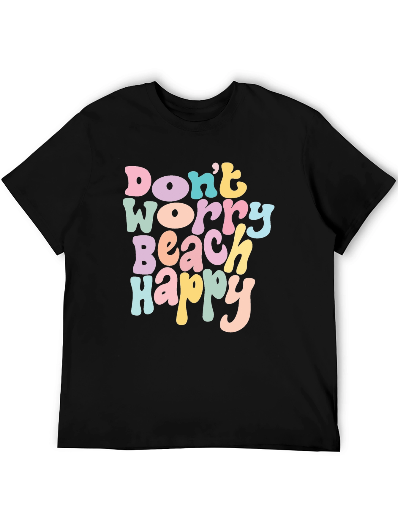 Dont Worry Beach Happy Graphic T-Shirt