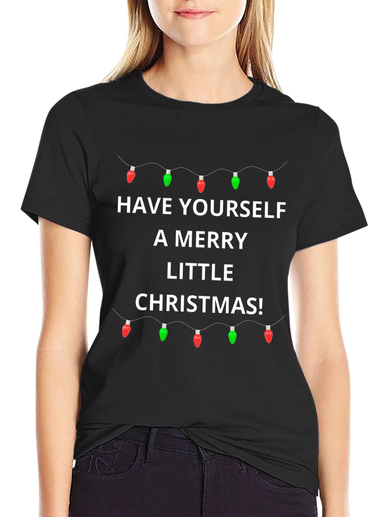 Festive Christmas Lights Holiday T-Shirt