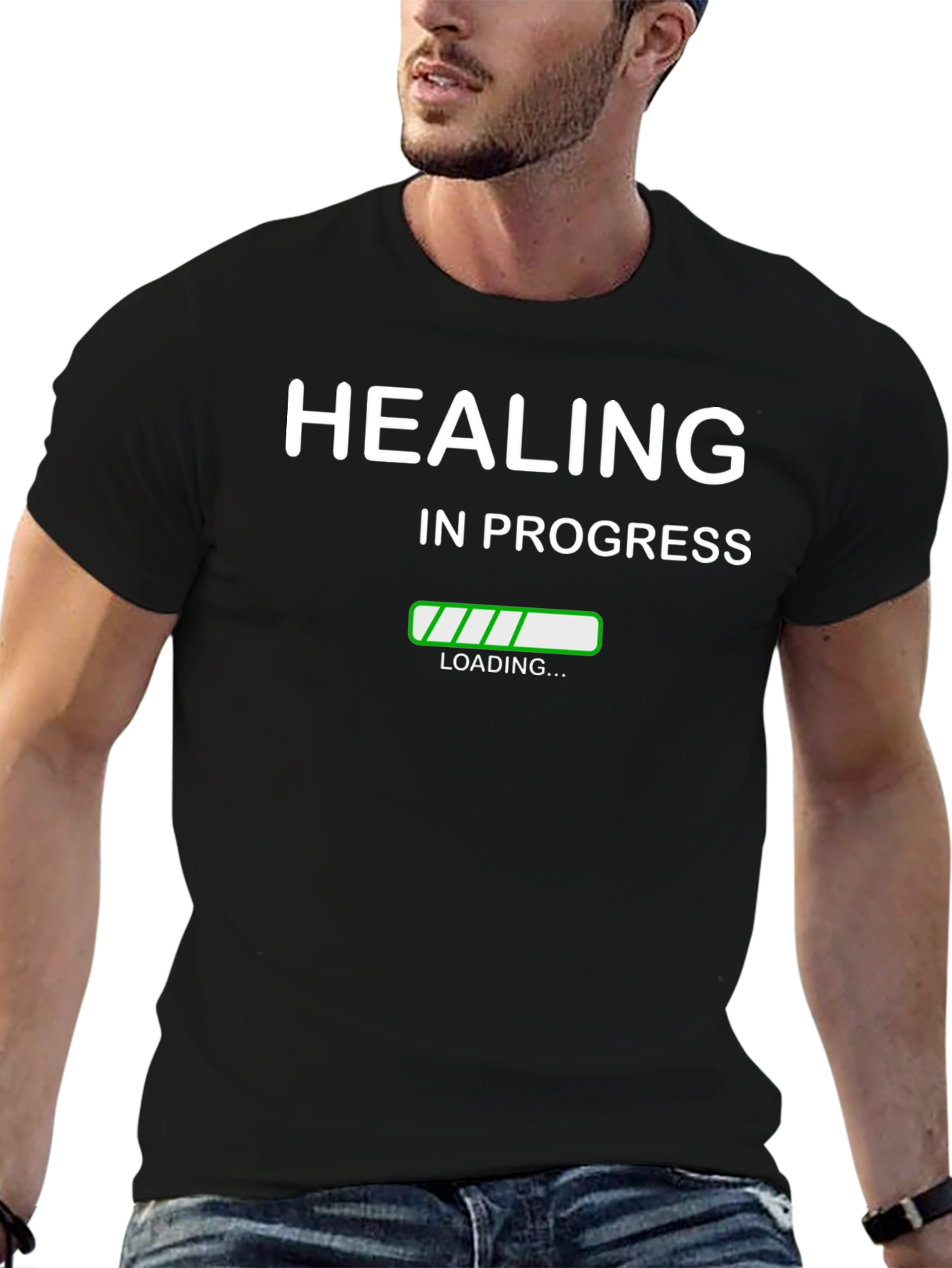 Healing in Progress T-Shirt - Black