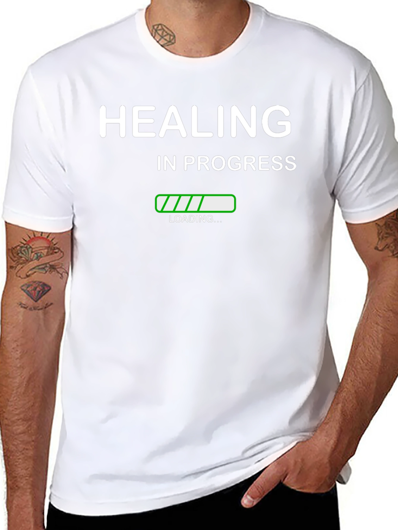 Healing in Progress T-Shirt - Black