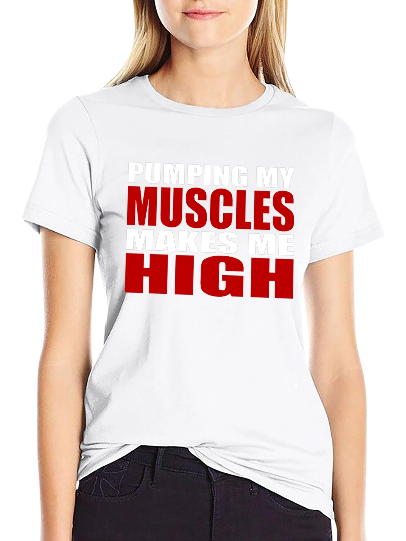 Pumping Muscles Graphic Tee