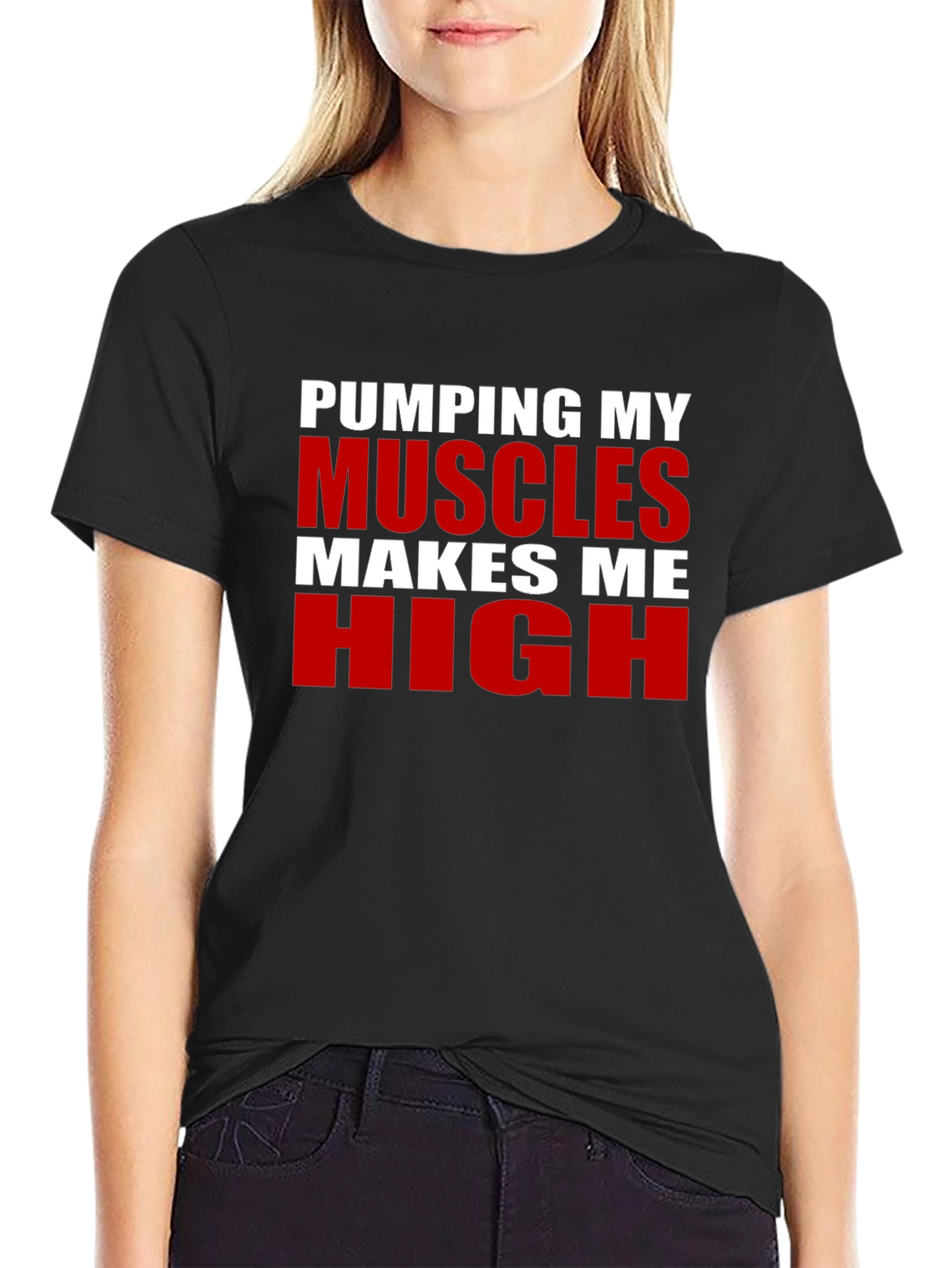 Pumping Muscles Graphic Tee