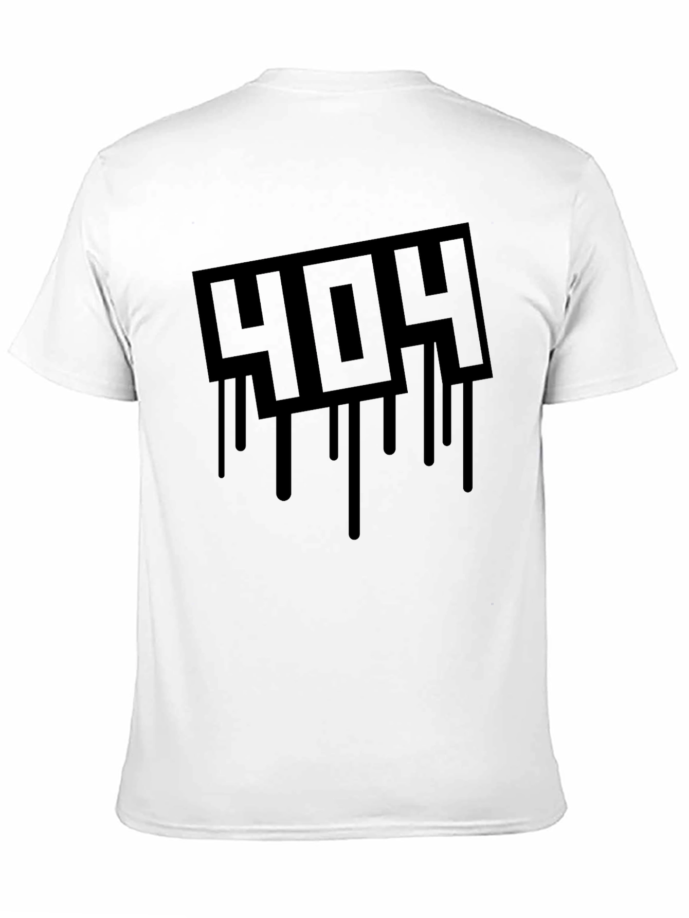 404 Error Graphic Tee - Black