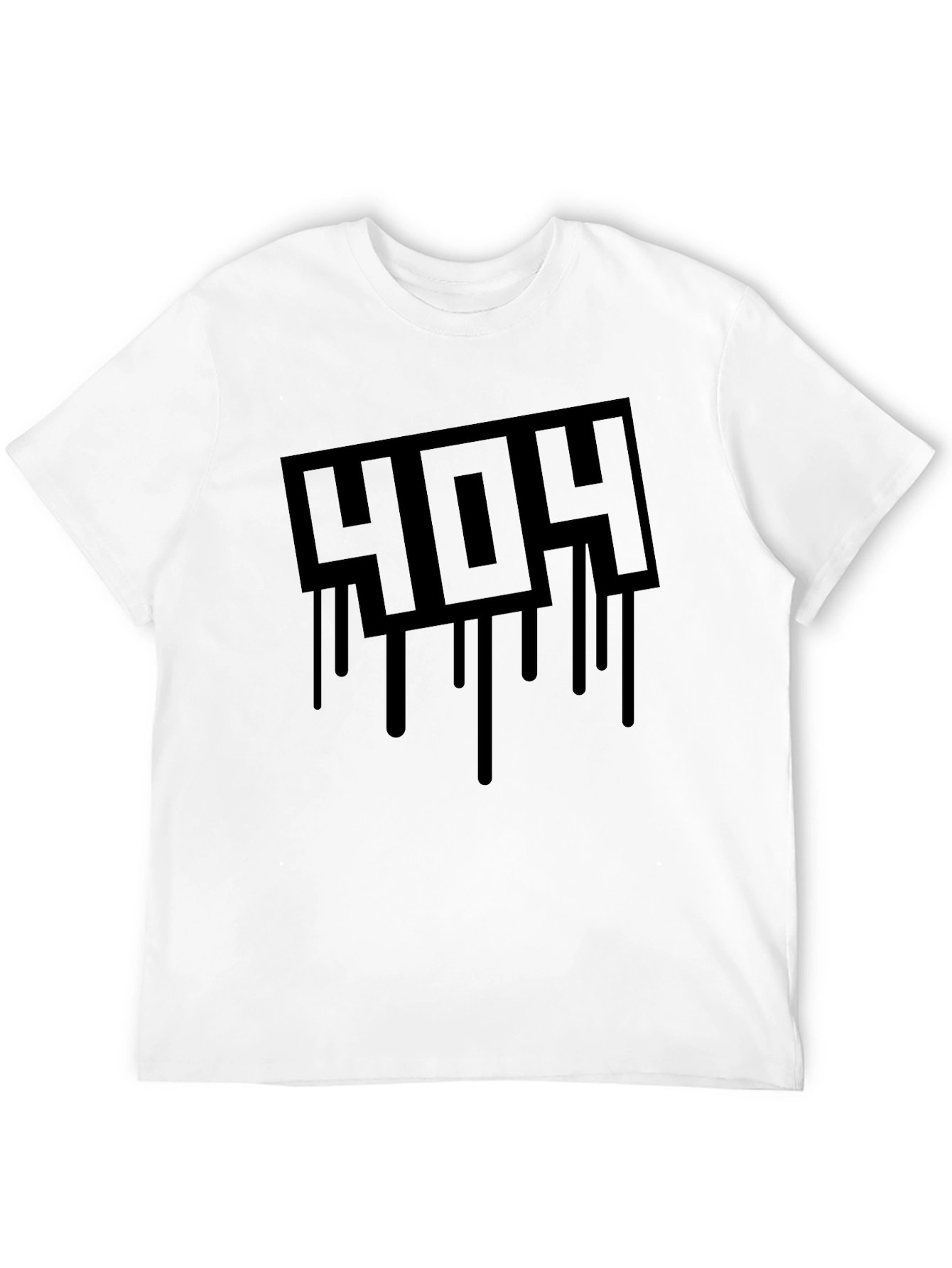 404 Error Graphic Tee - Black