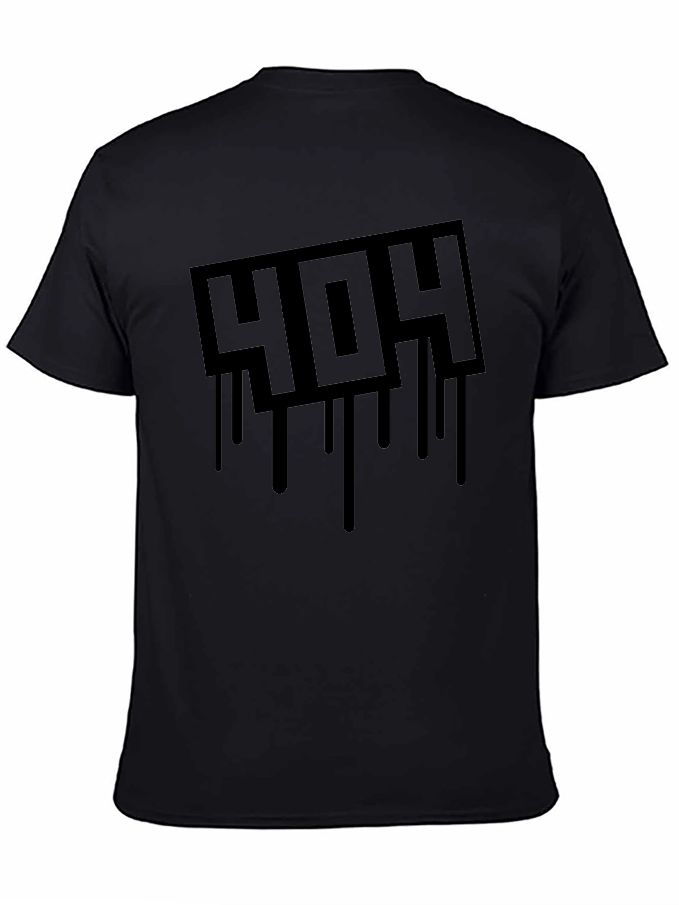 404 Error Graphic Tee - Black