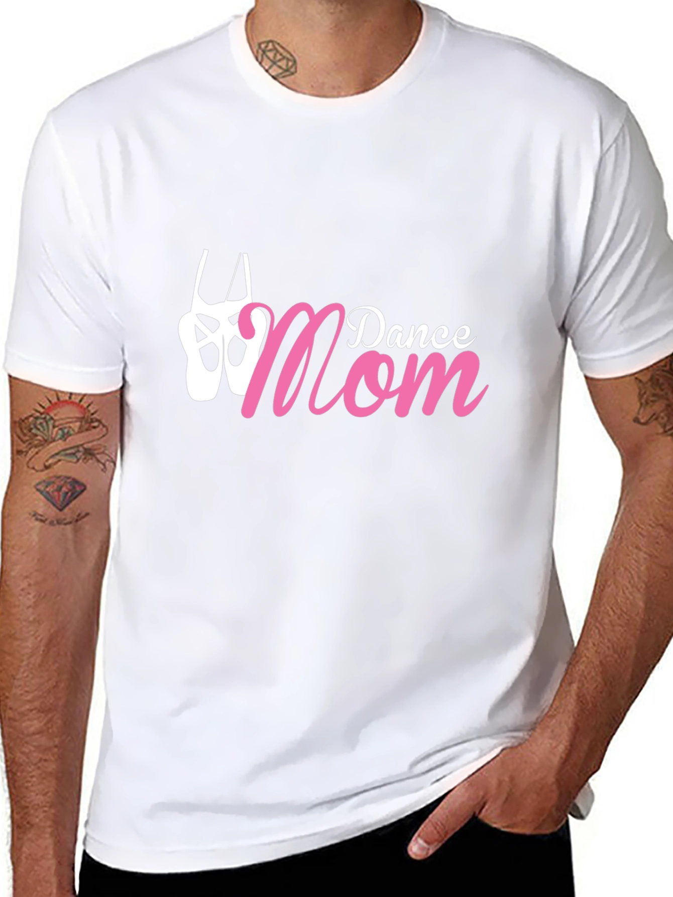 Dance Mom Graphic Tee - Black Cotton T-Shirt