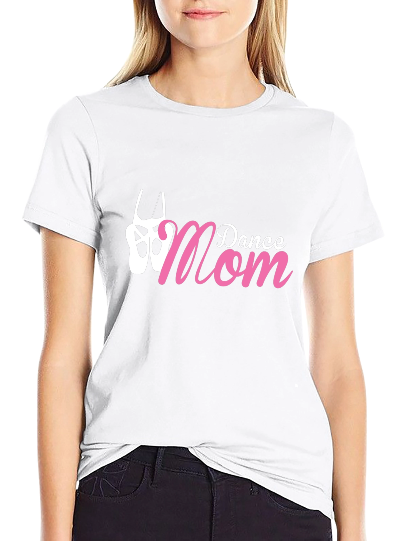 Dance Mom Graphic Tee - Black Cotton T-Shirt
